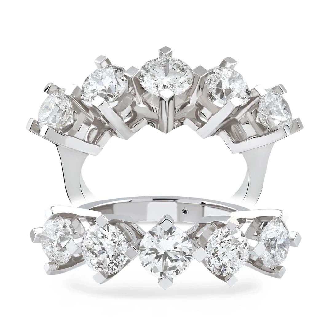 2,50 Karat Pırlanta Beştaş Yüzük