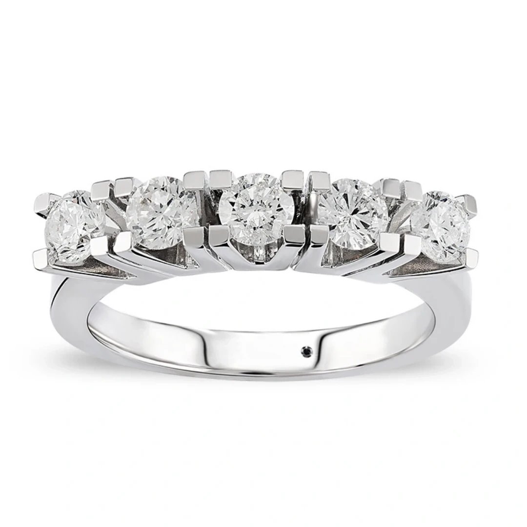 1,00 Karat Pırlanta Beştaş Yüzük