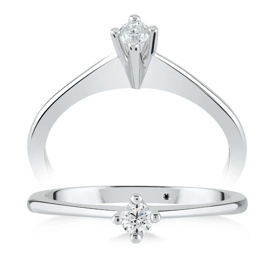 0,25 Karat Tektaş Pırlanta Yüzük