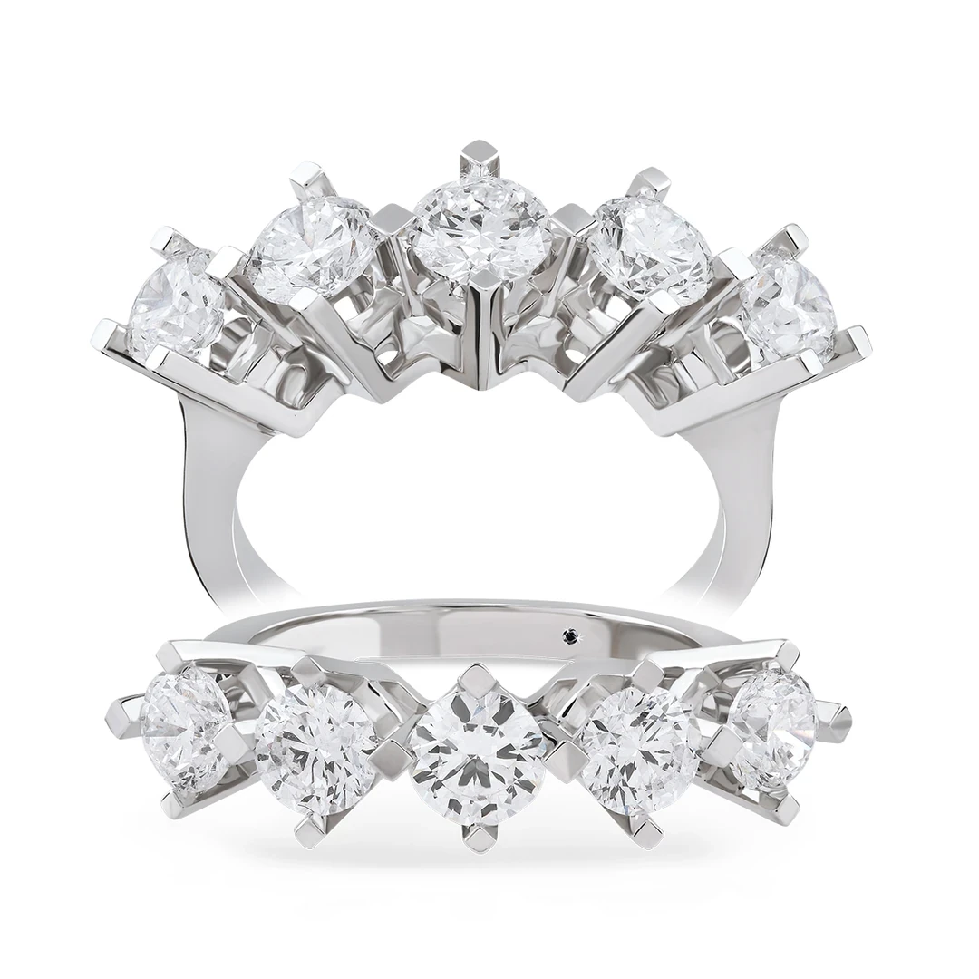 1,50 Karat Pırlanta Beştaş Yüzük