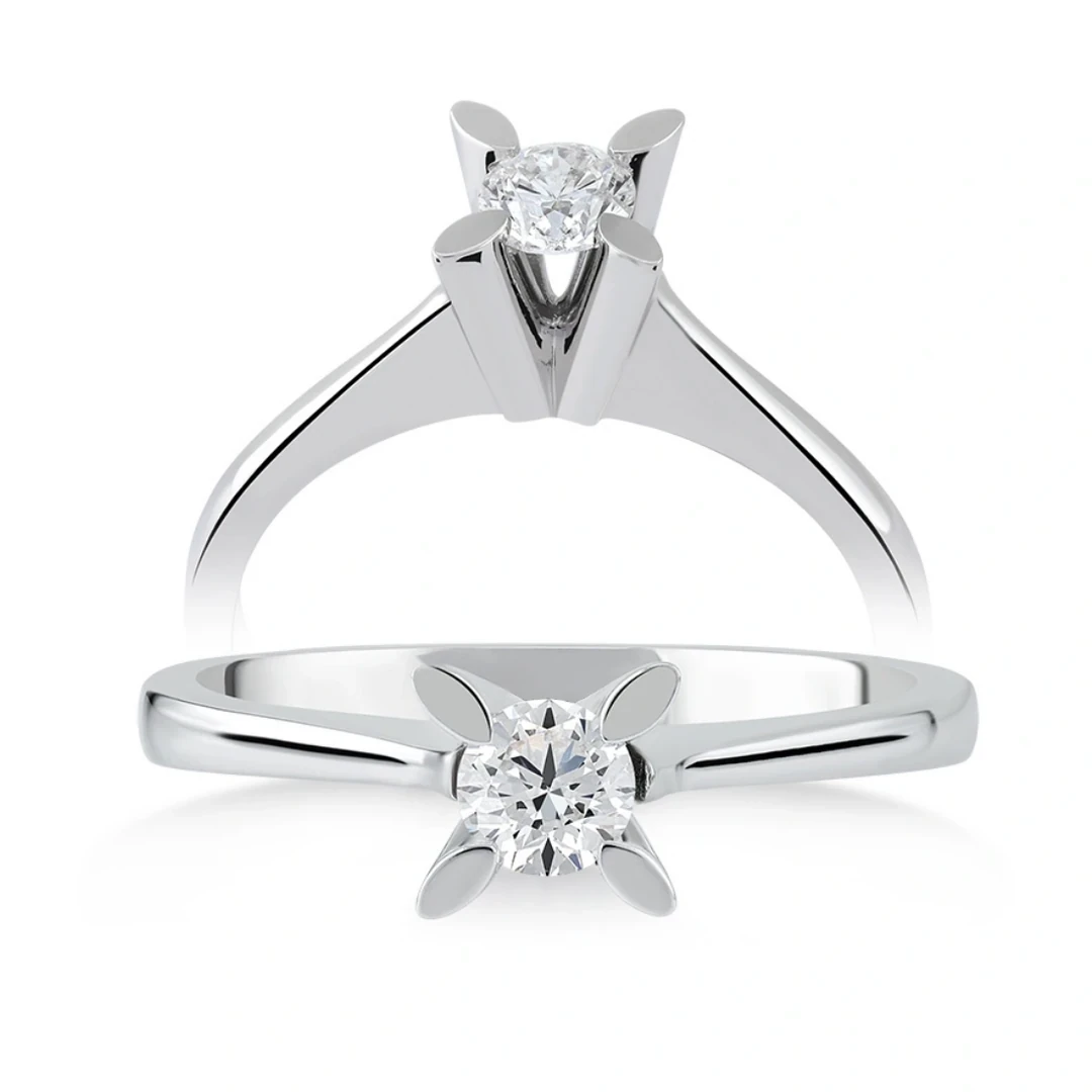 0,27 Karat Tektaş Pırlanta Yüzük