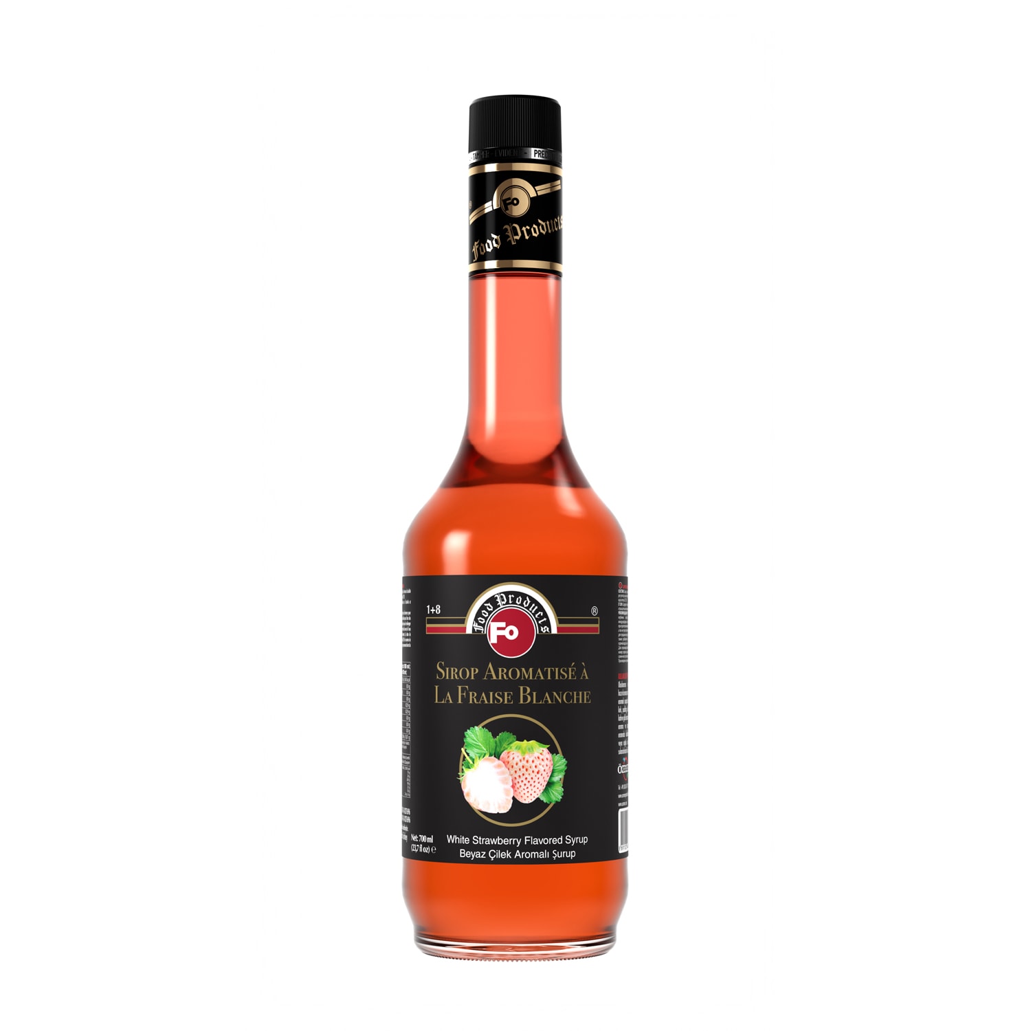 Beyaz Çilek Aromalı Şurup 700 ml