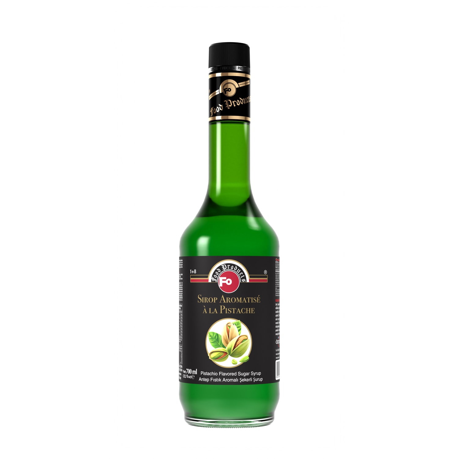 Antep Fıstık Aromalı Şurup - Şekerli 700 ml