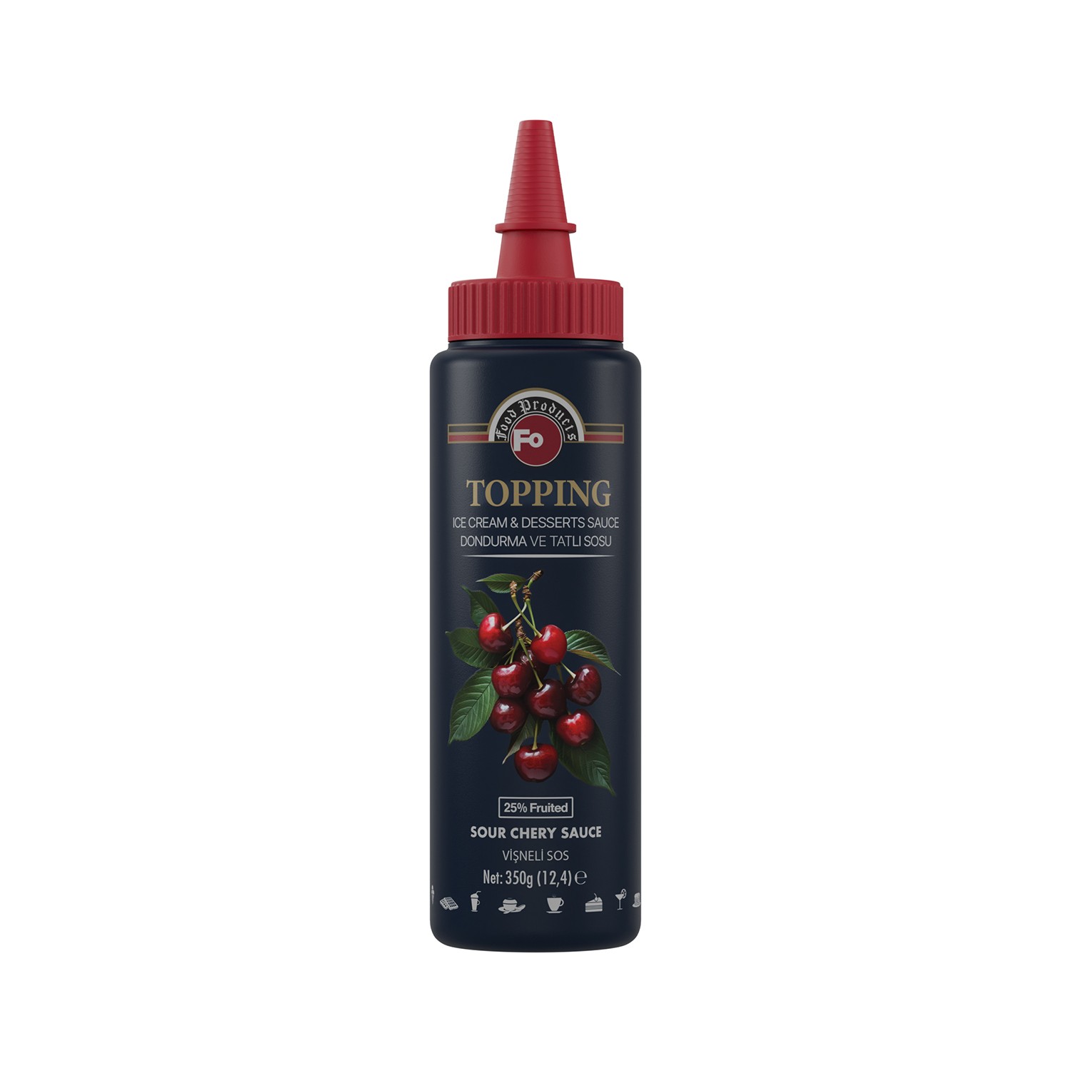 Vişneli Topping Dondurma Sosu 350 gr