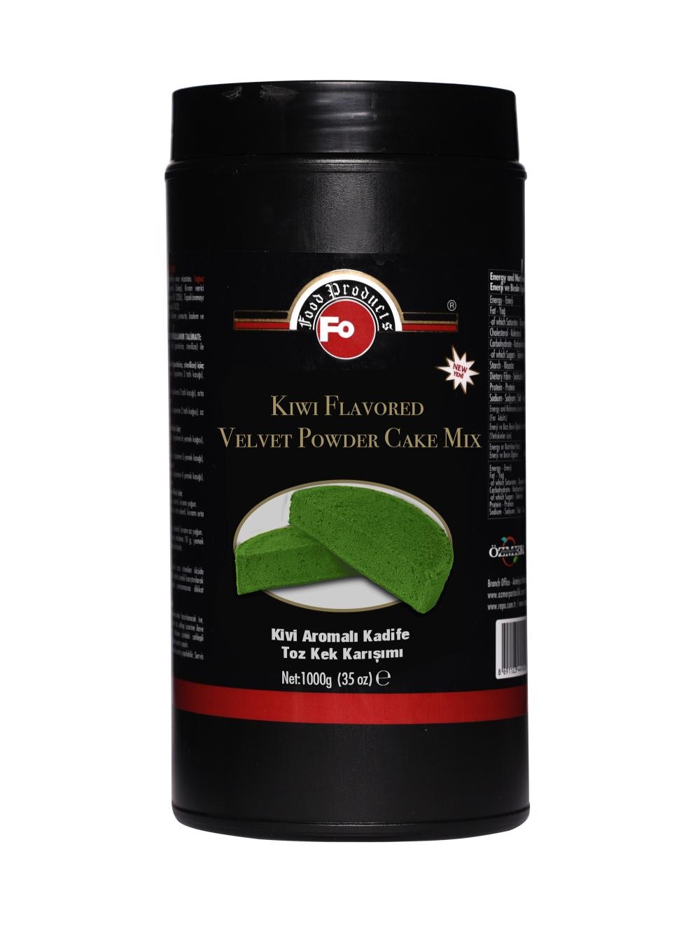 Kivi Aromalı Kadife Kek Karışımı 1 kg