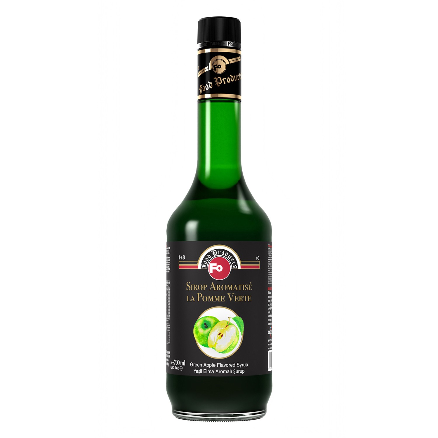 Yeşil Elma Aromalı Şurup 700 ml