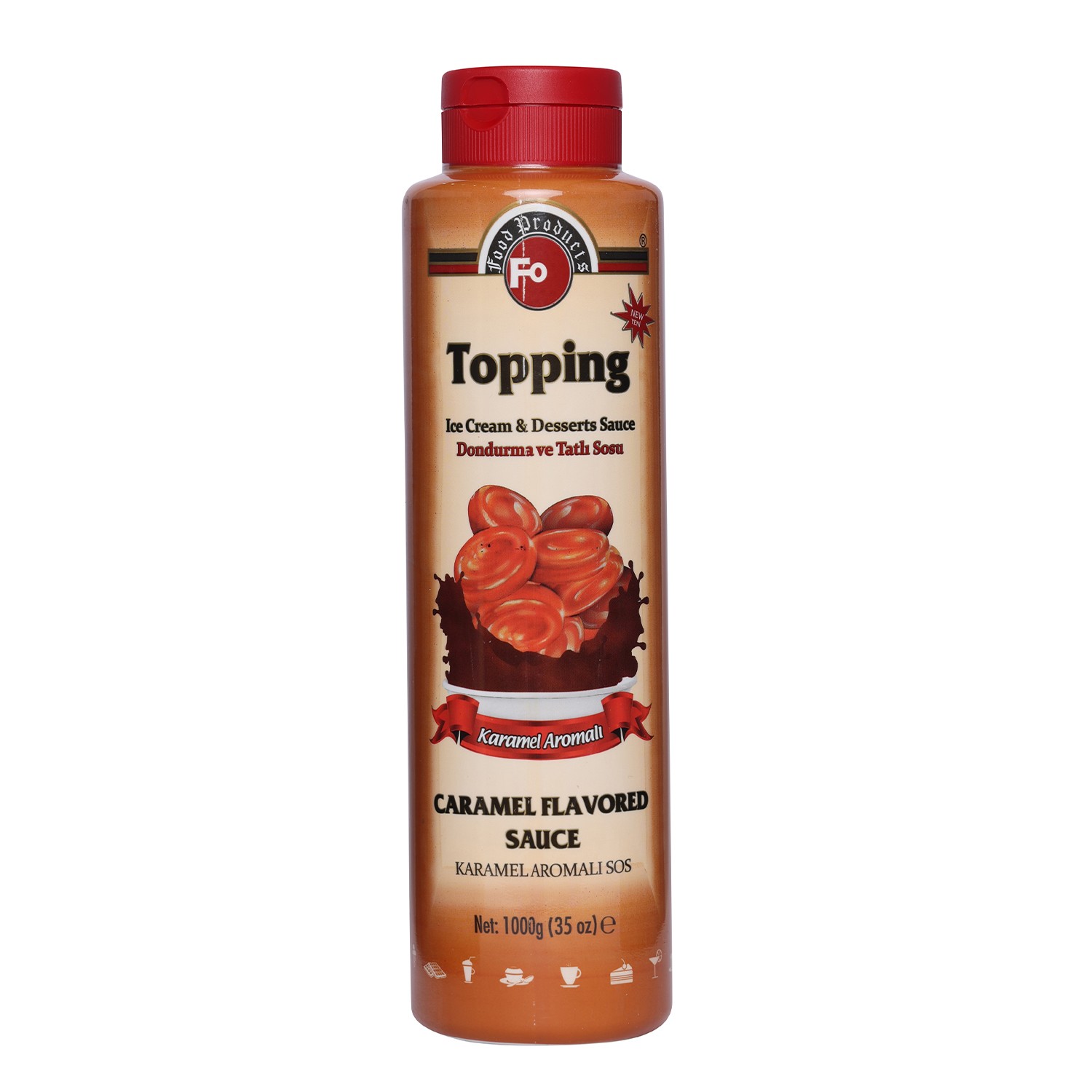 Karamel Aromalı Dondurma Sosu 1 kg