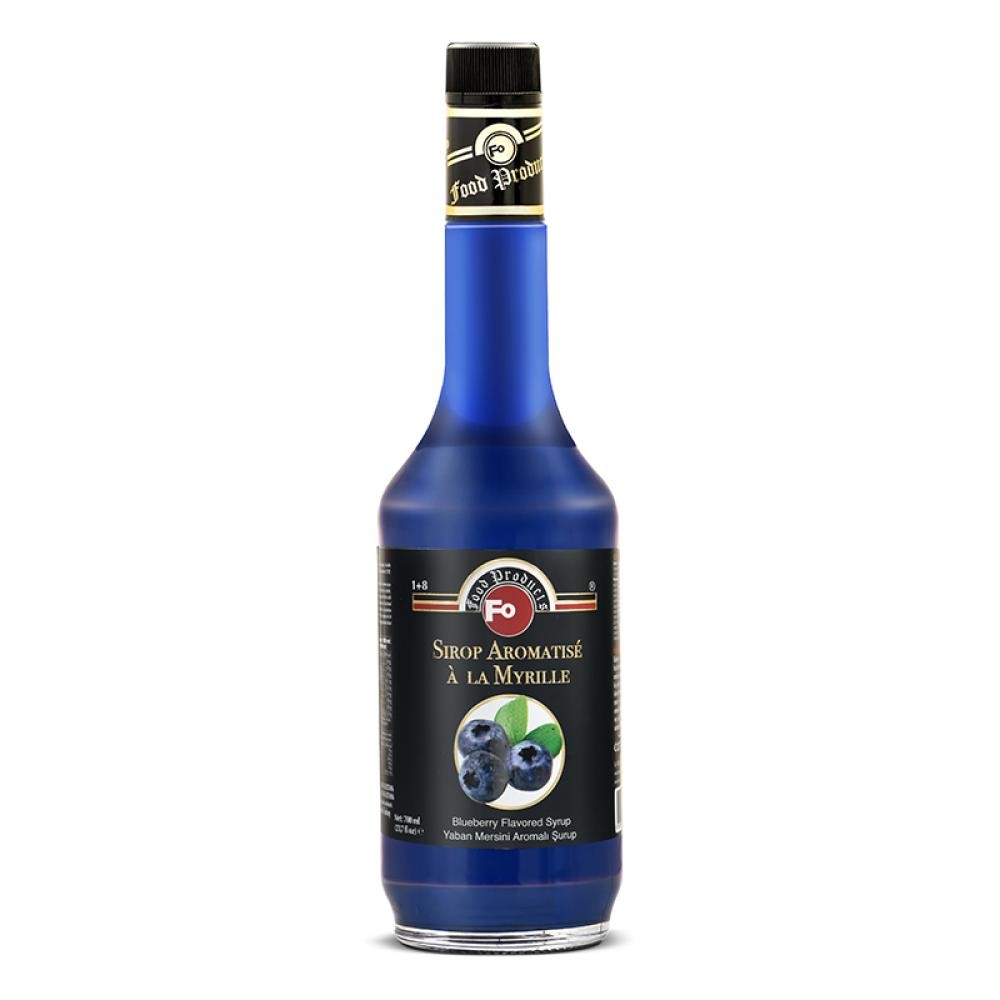 Yaban Mersini Aromalı Şurup 700 ml - Mavi