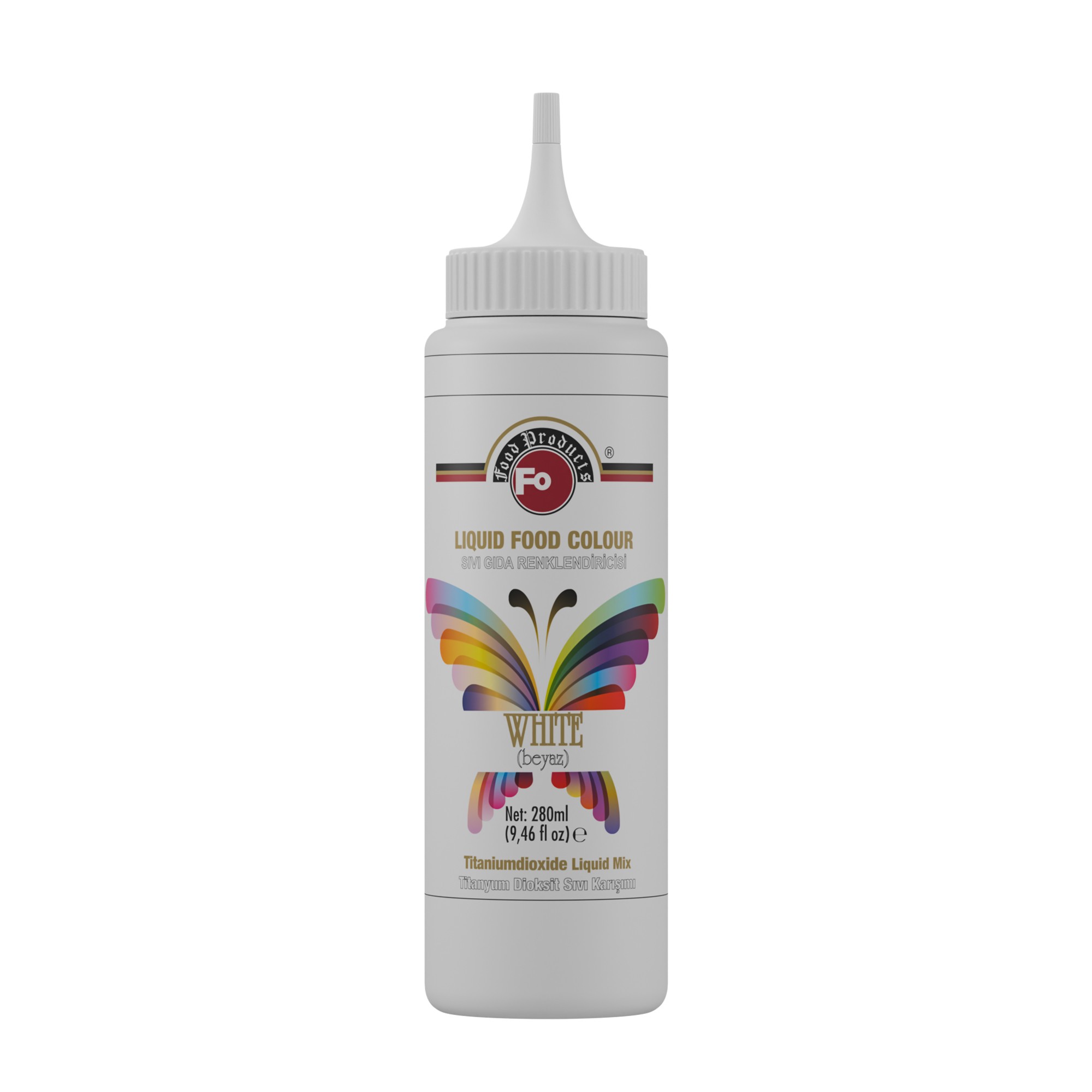 Beyaz Sıvı Gıda Boyası 280 ml