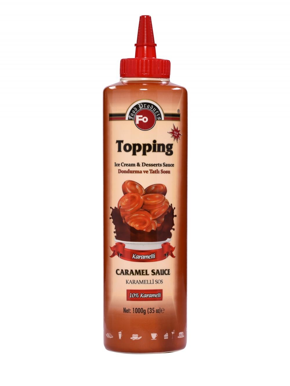 Karamel Aromalı Dondurma Sosu 1 kg
