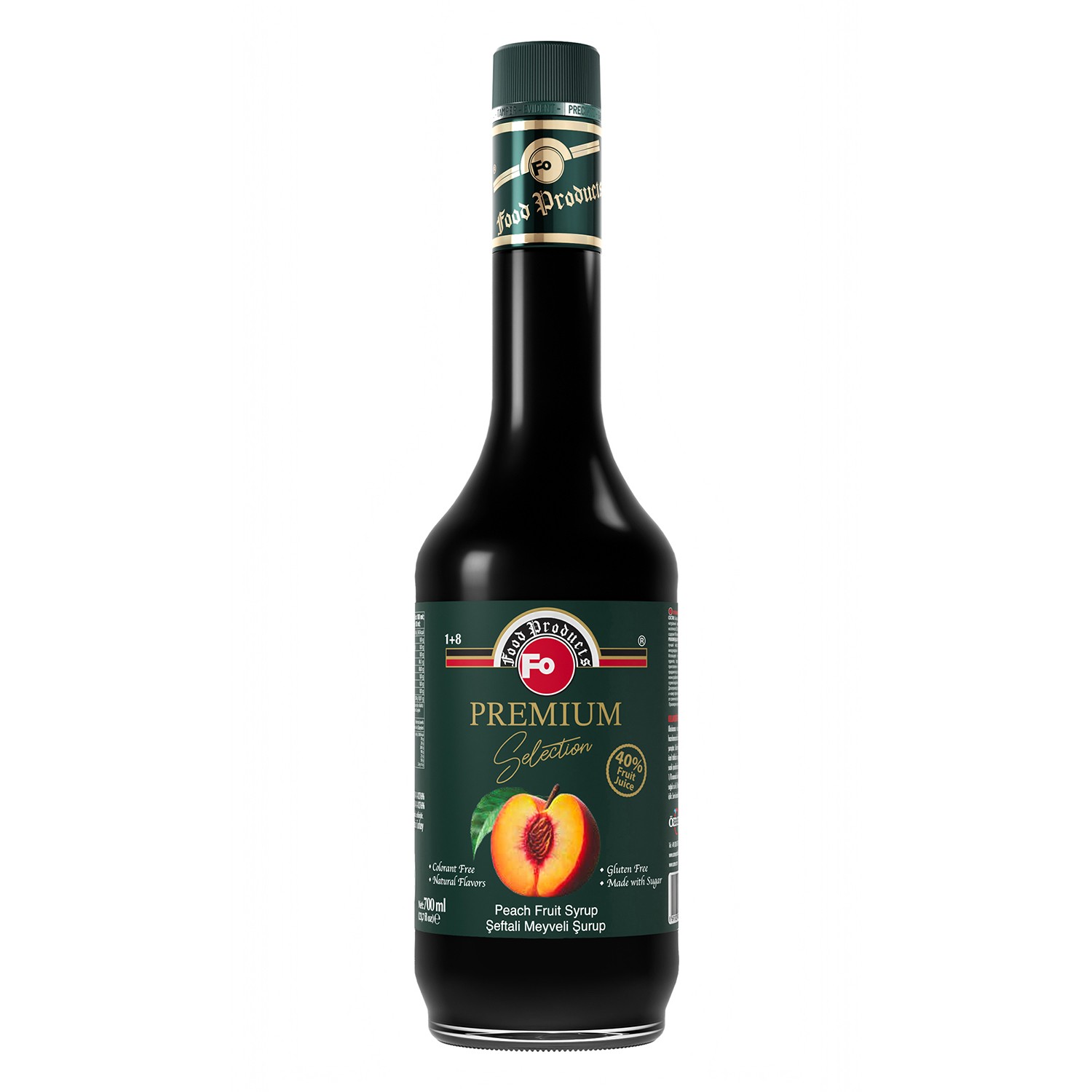 Şeftali Meyveli Şurup - Premium 700 ml