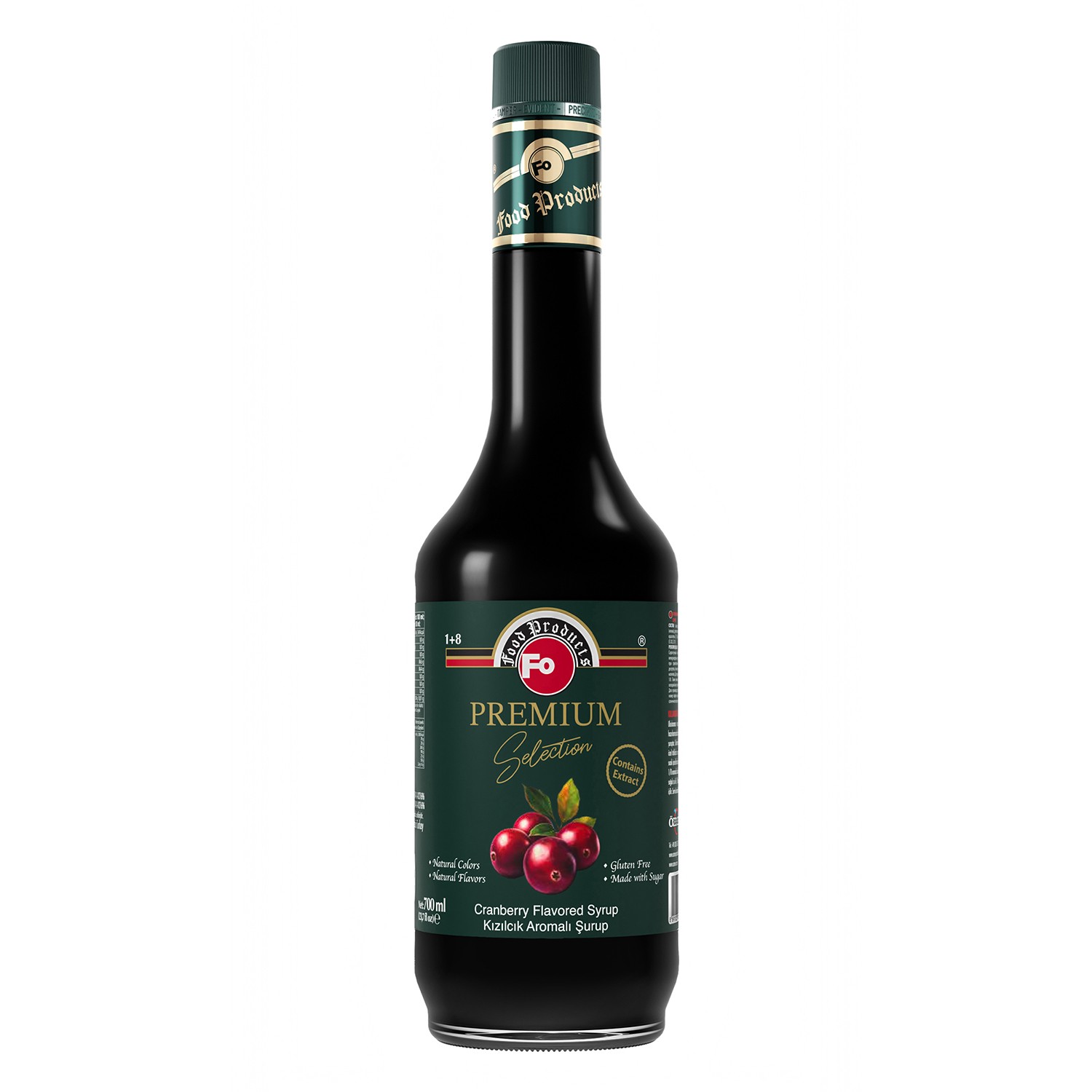 Kızılcık Aromalı Şurup - Premium 700 ml