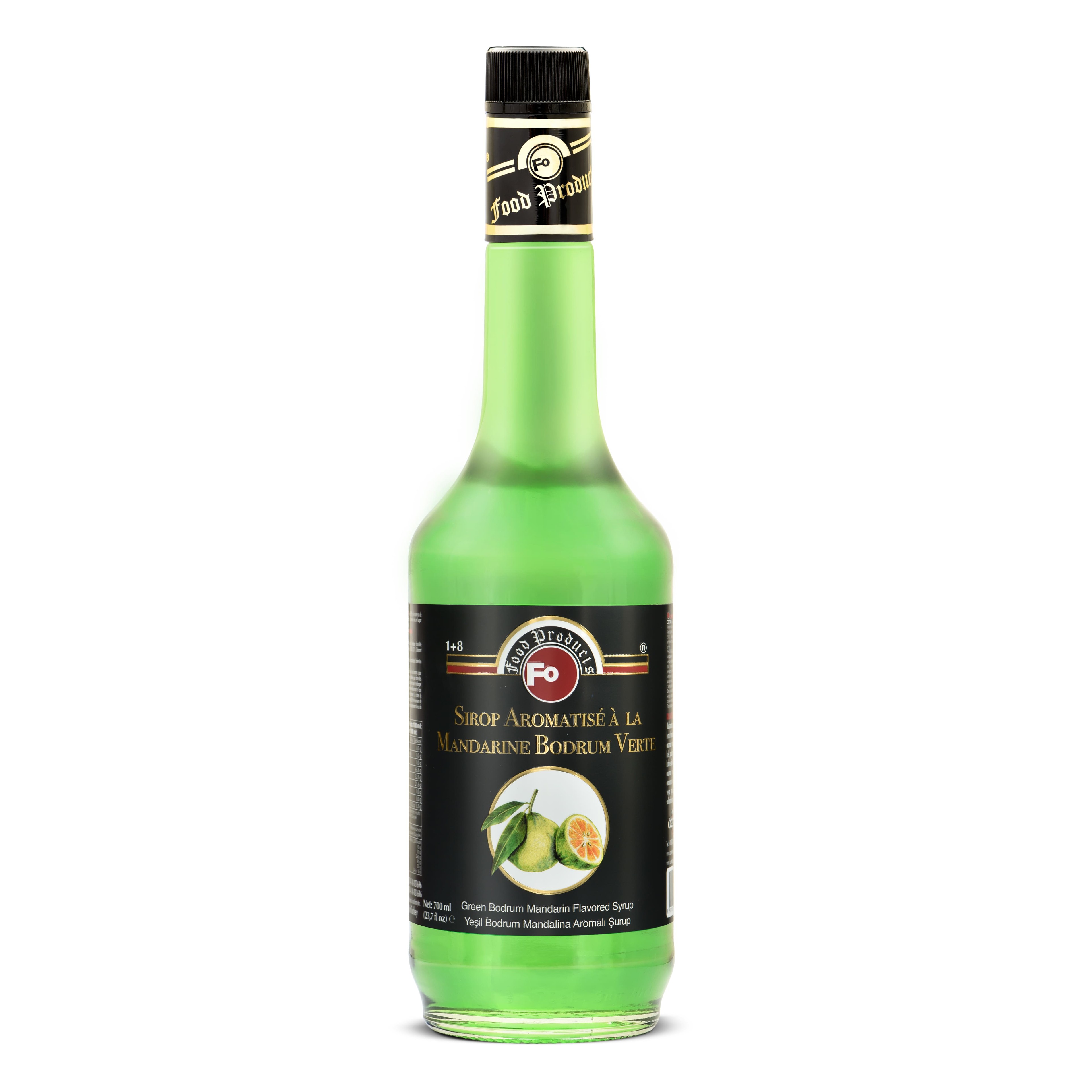 Yeşil Bodrum Mandalinası Aromalı Şurup Şekerli 700 ml