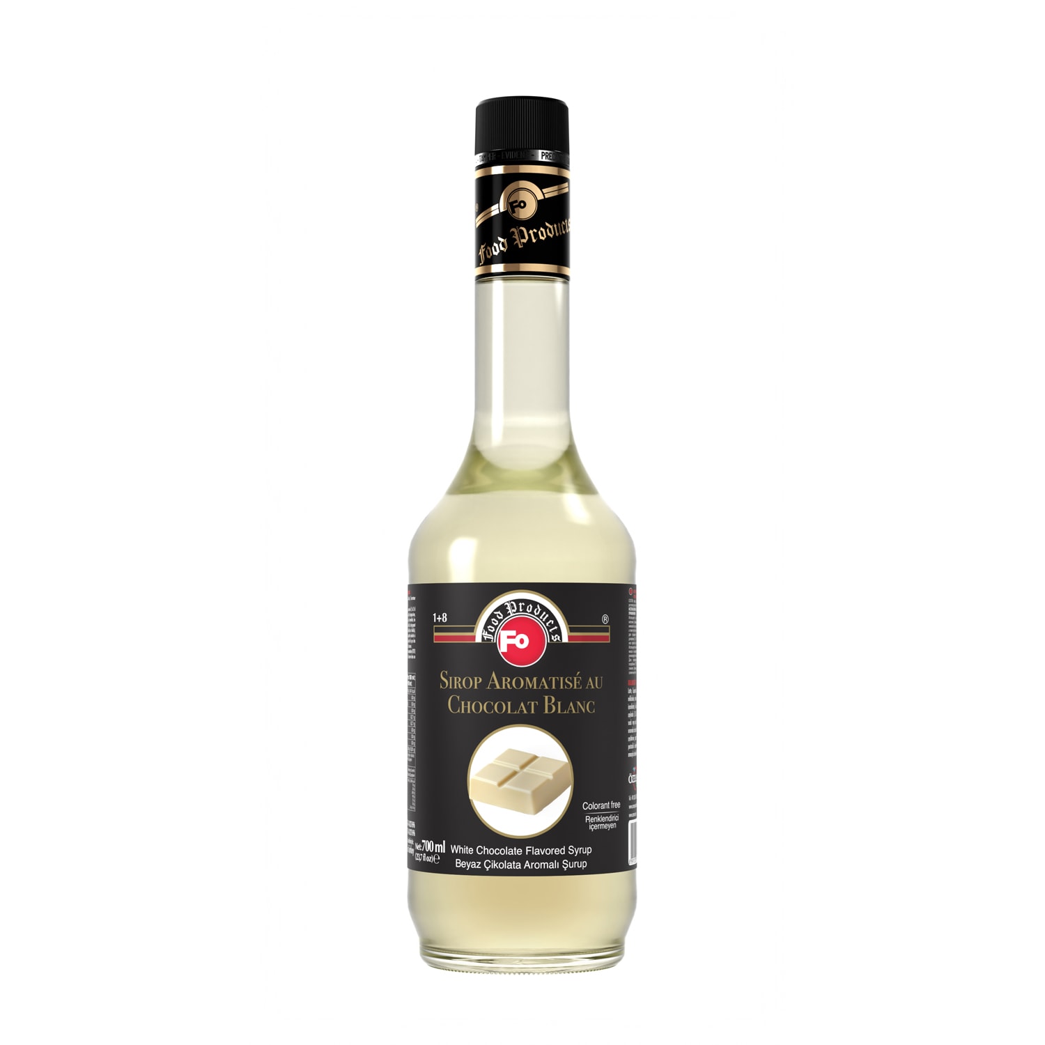 Beyaz Çikolata Aromalı Şurup - Şekerli 700 ml