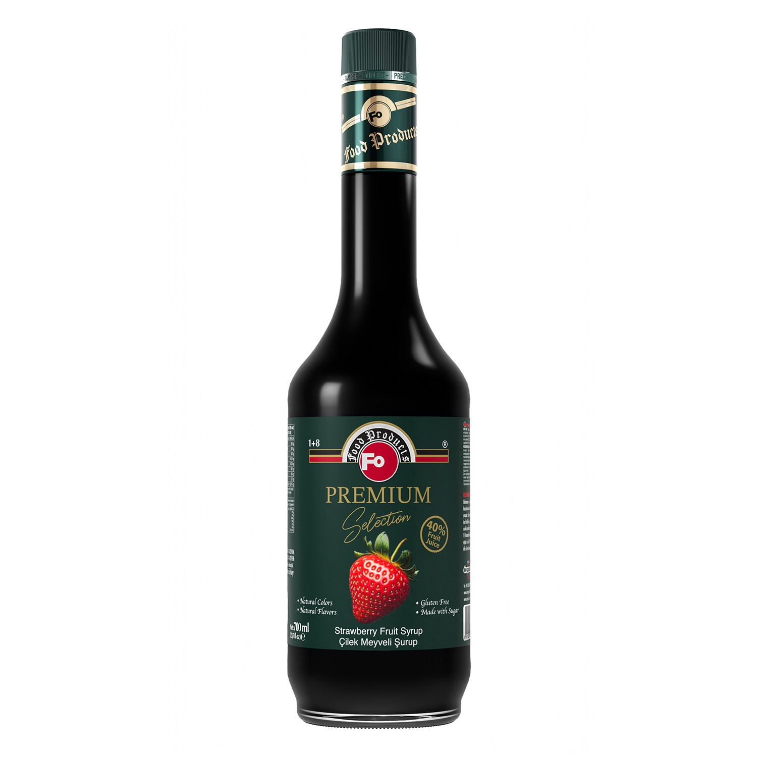 Çilek Meyveli Şurup - Premium 700 ml