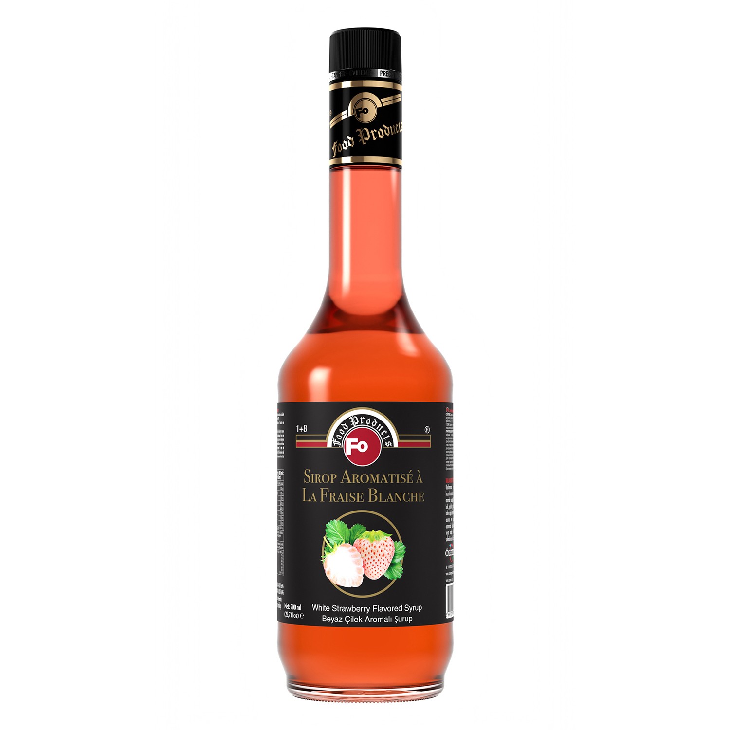 Beyaz Çilek Aromalı Şurup 700 ml