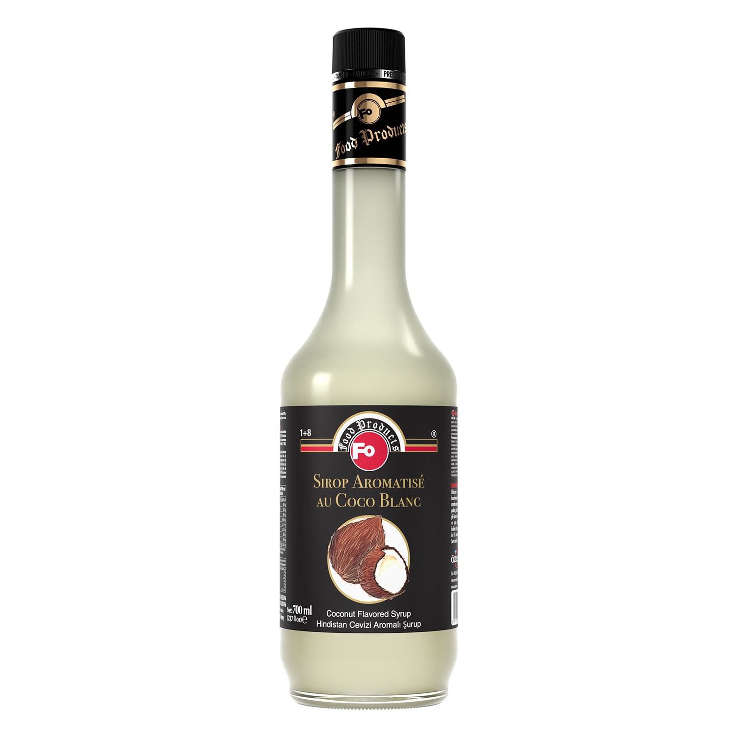 Hindistan Cevizi Aromalı Şurup Blanc - Şekerli 700 ml