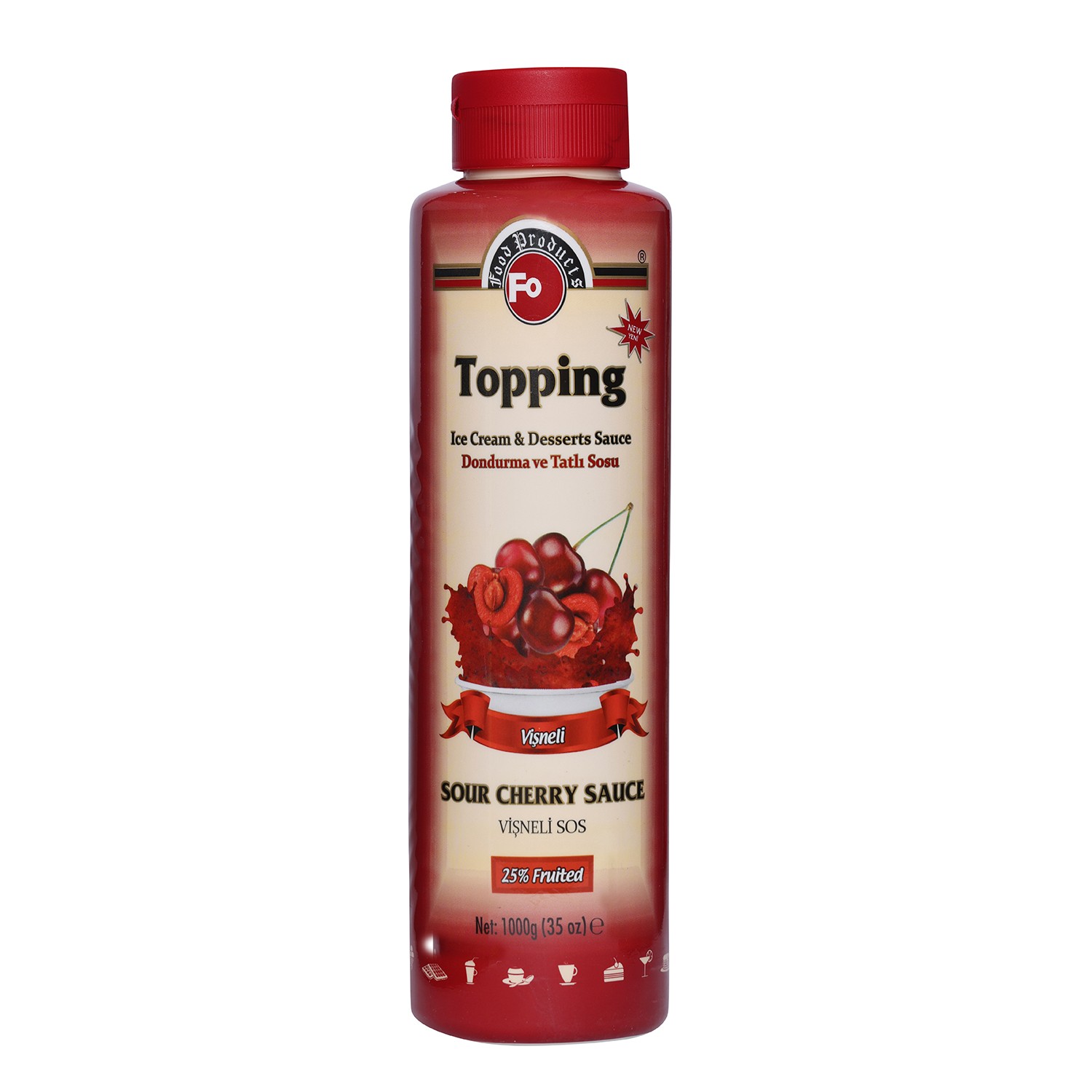 Vişneli Dondurma Sosu 1 kg