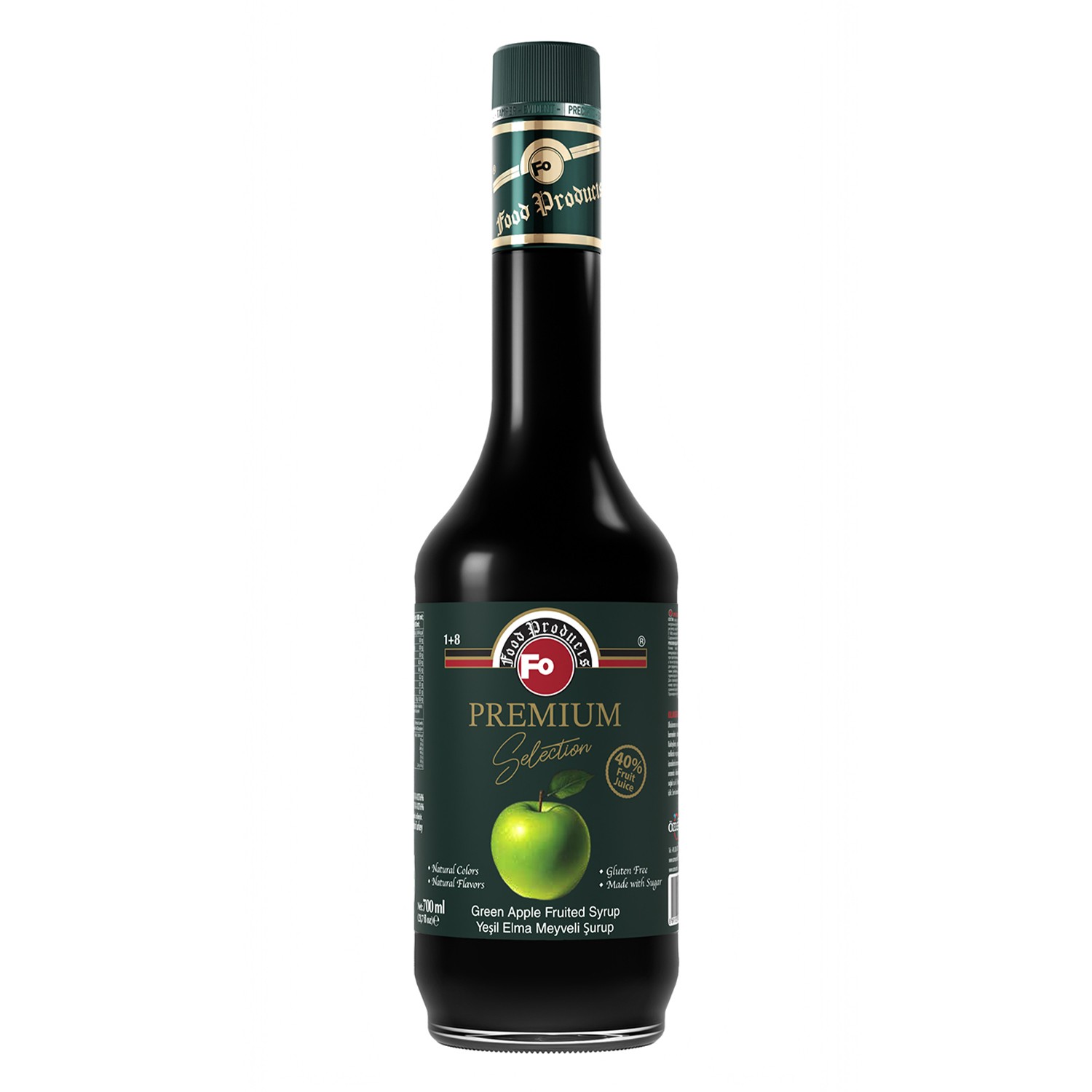 Yeşil Elma Meyveli Şurup – Premium 700 ml