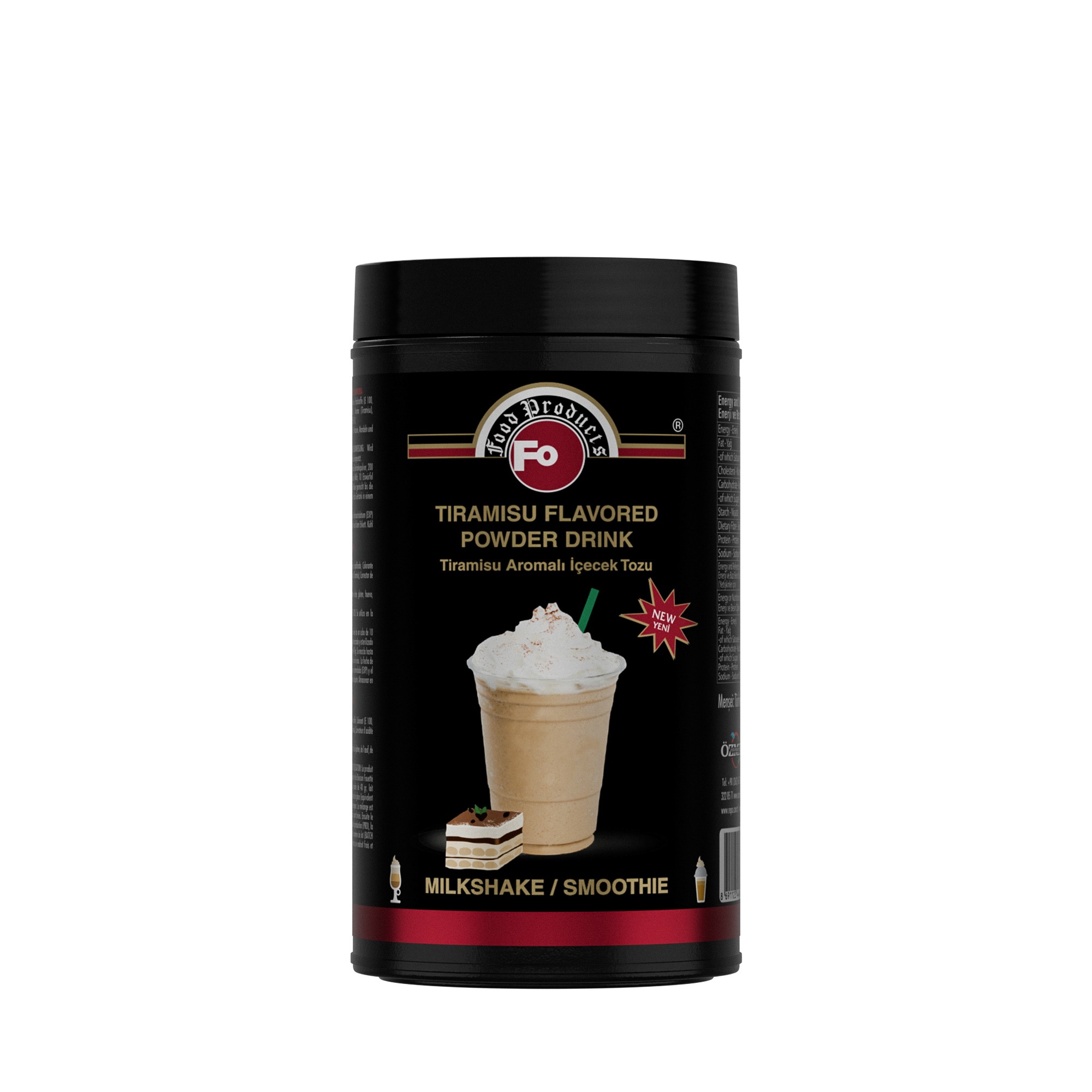 Tiramisu Aromalı İçecek Tozu / Milkshake 1 kg
