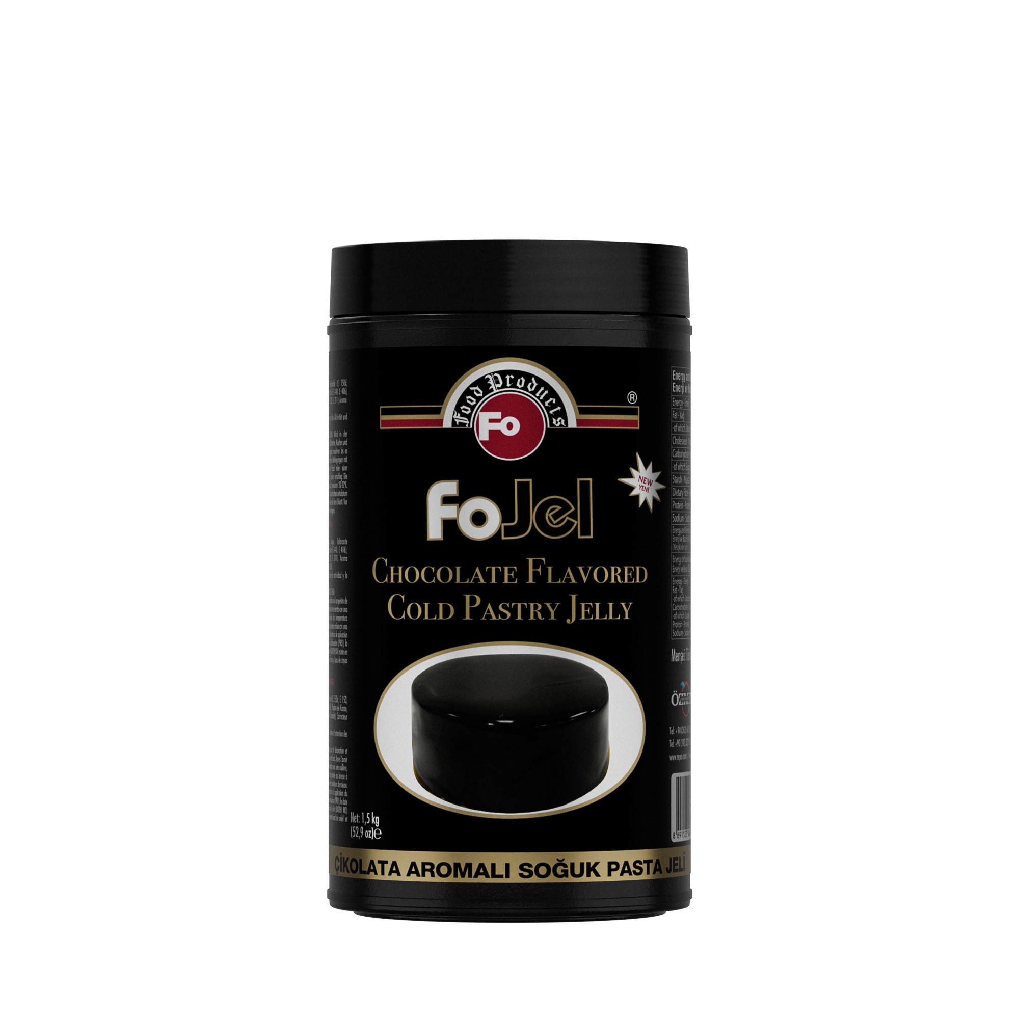 Çikolata Aromalı Soğuk Pasta Jeli 1,5 kg