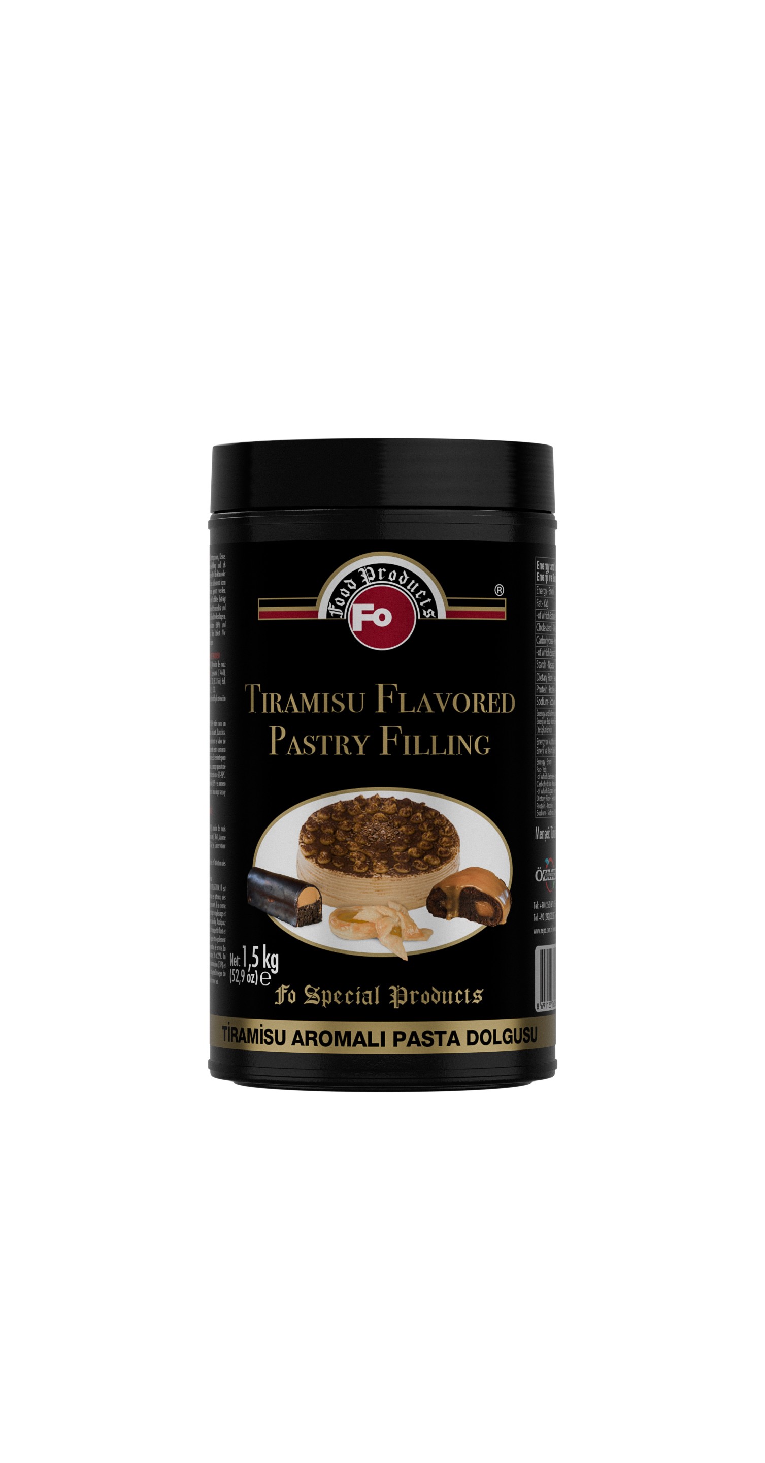 Tiramisu Aromalı Pasta Dolgusu 1 Kg