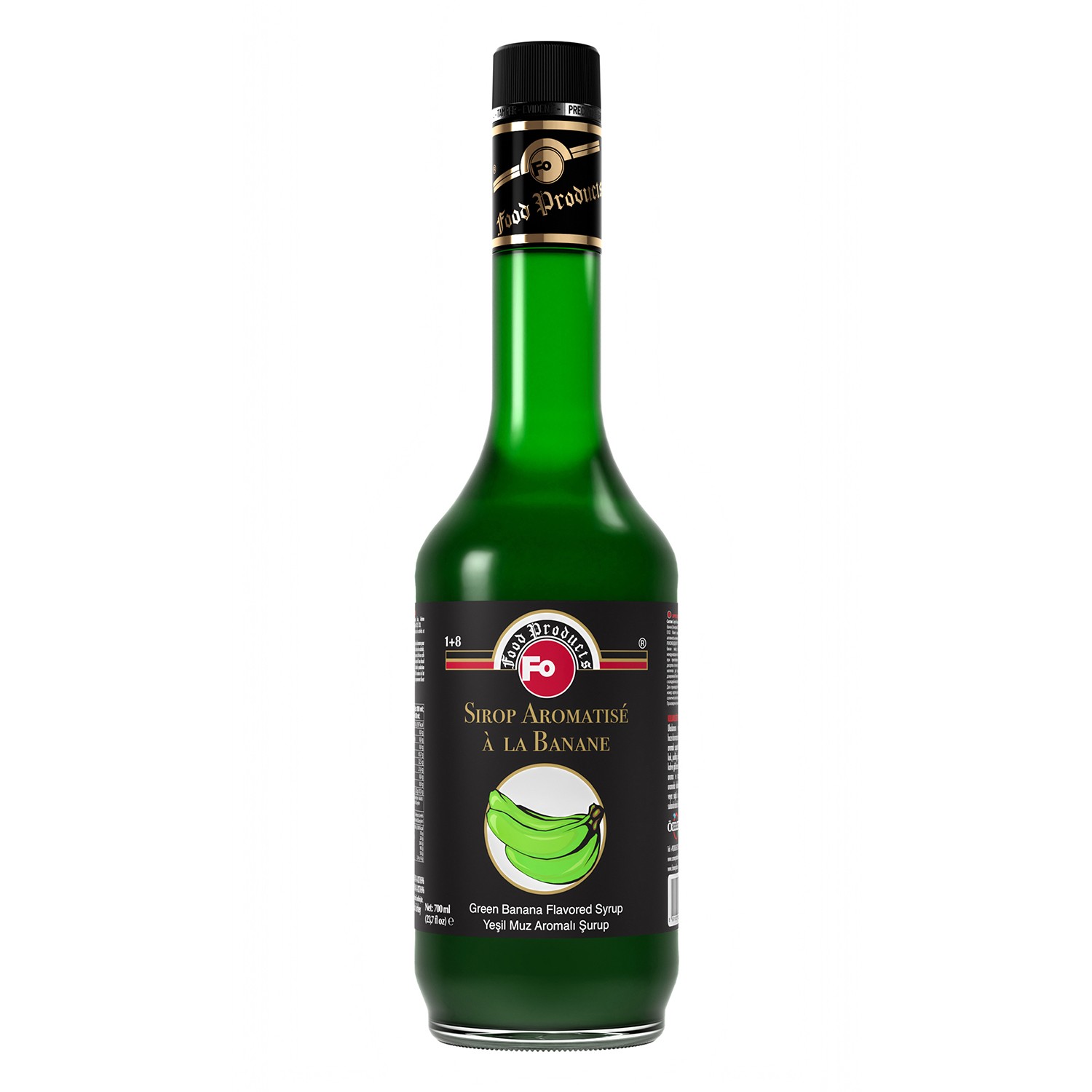 Yeşil Muz Aromalı Şurup 700 ml