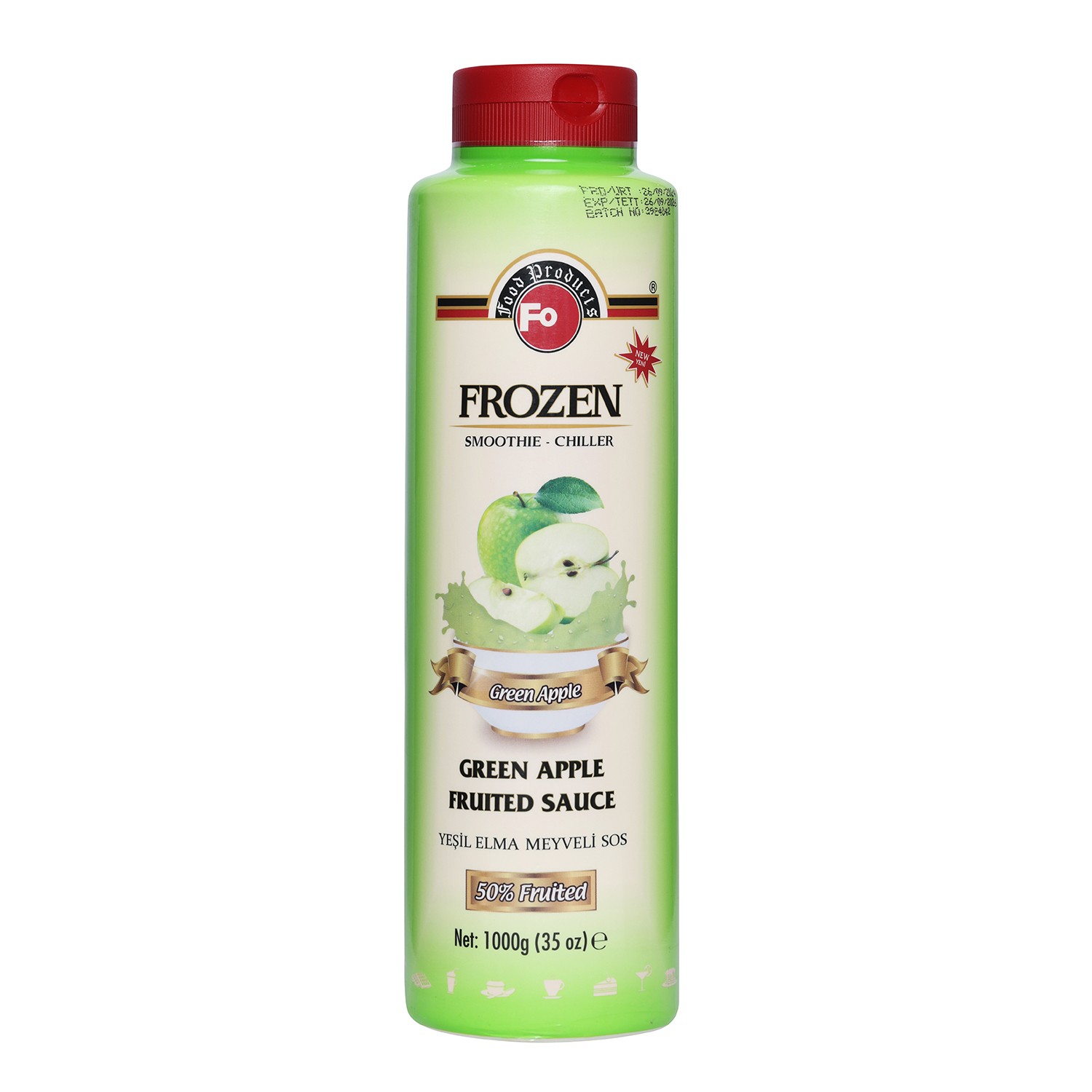 Yeşil Elma Meyveli Sos - Frozen 1 kg