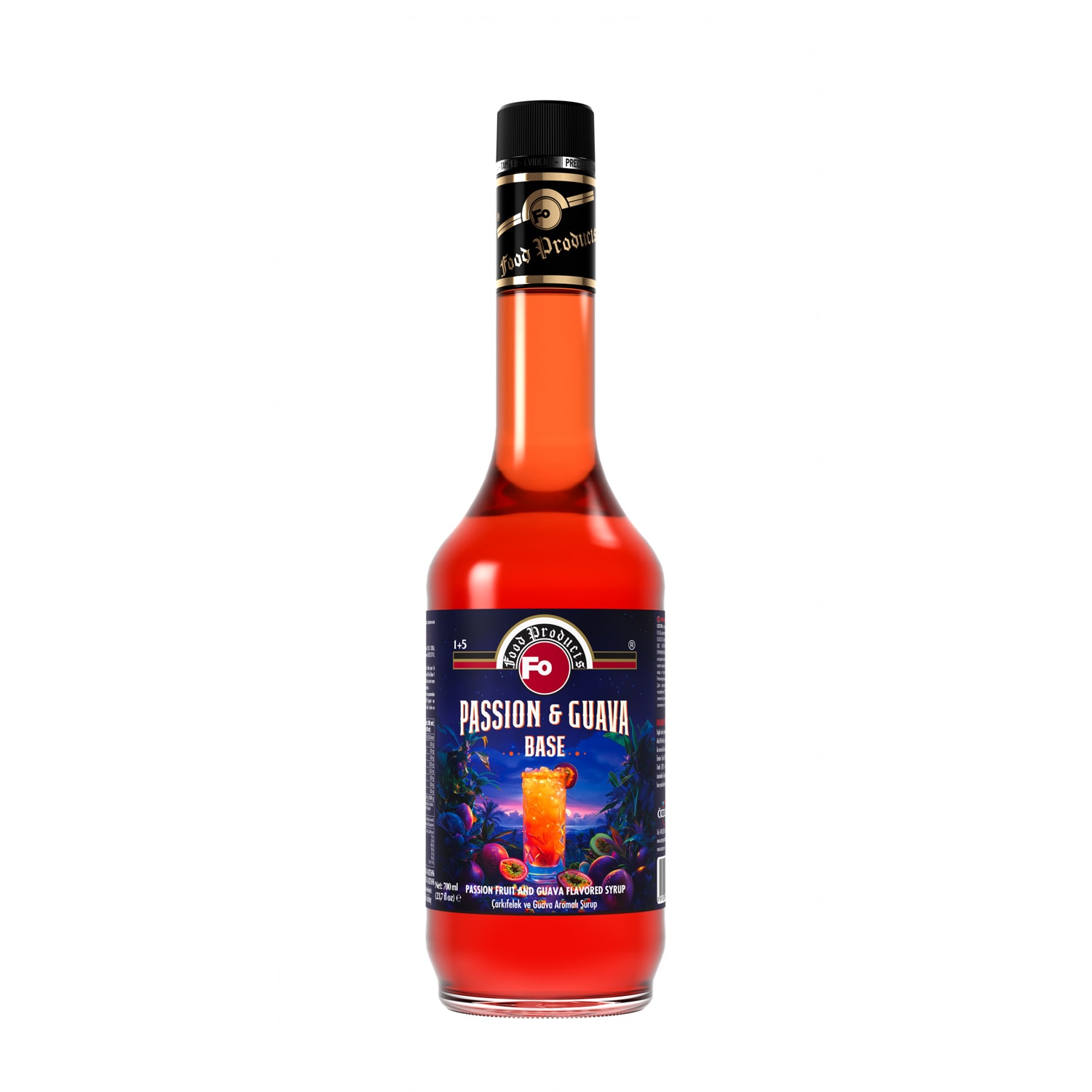Çarkıfelek ve Guava Aromalı Baz Şurup 700 ml