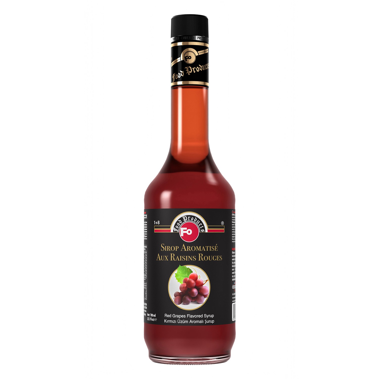 Kırmızı Üzüm Aromalı Şurup 700 ml