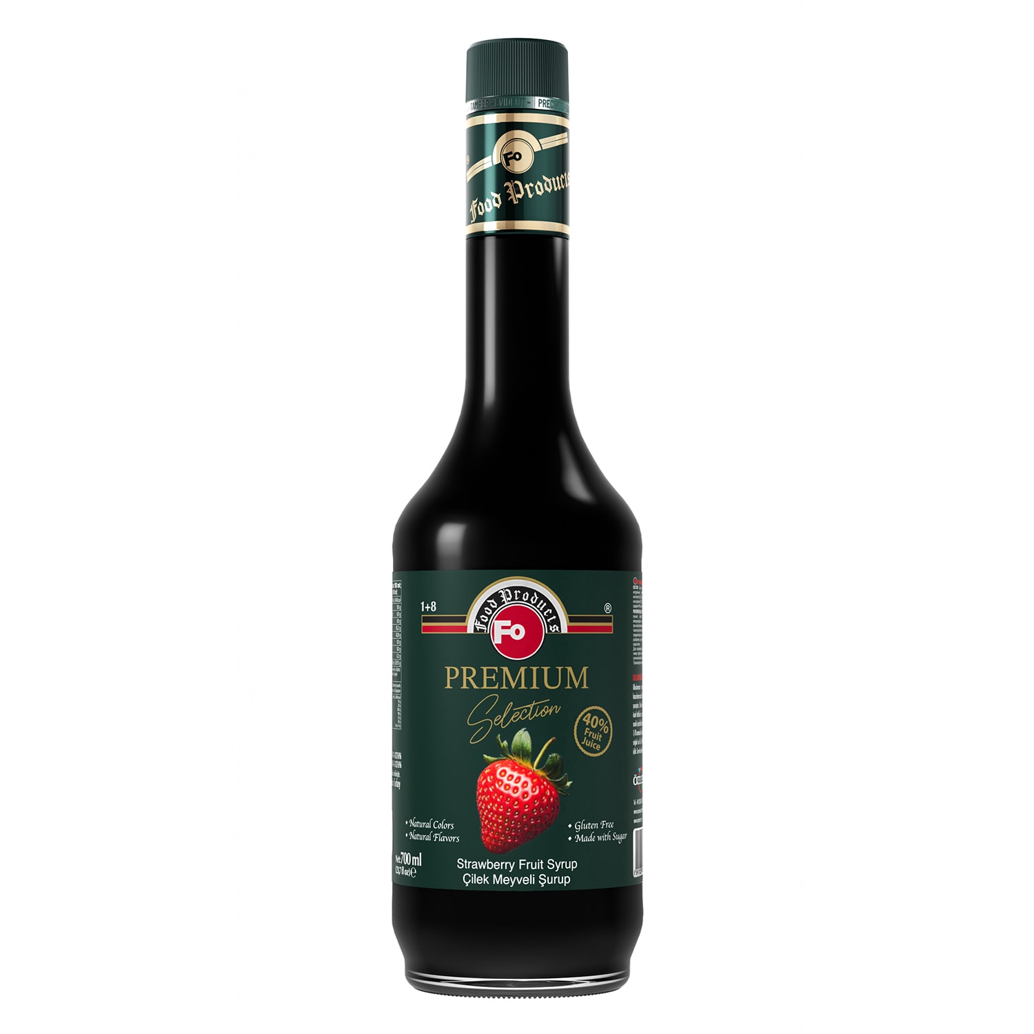 Çilek Meyveli Şurup - Premium 700 ml