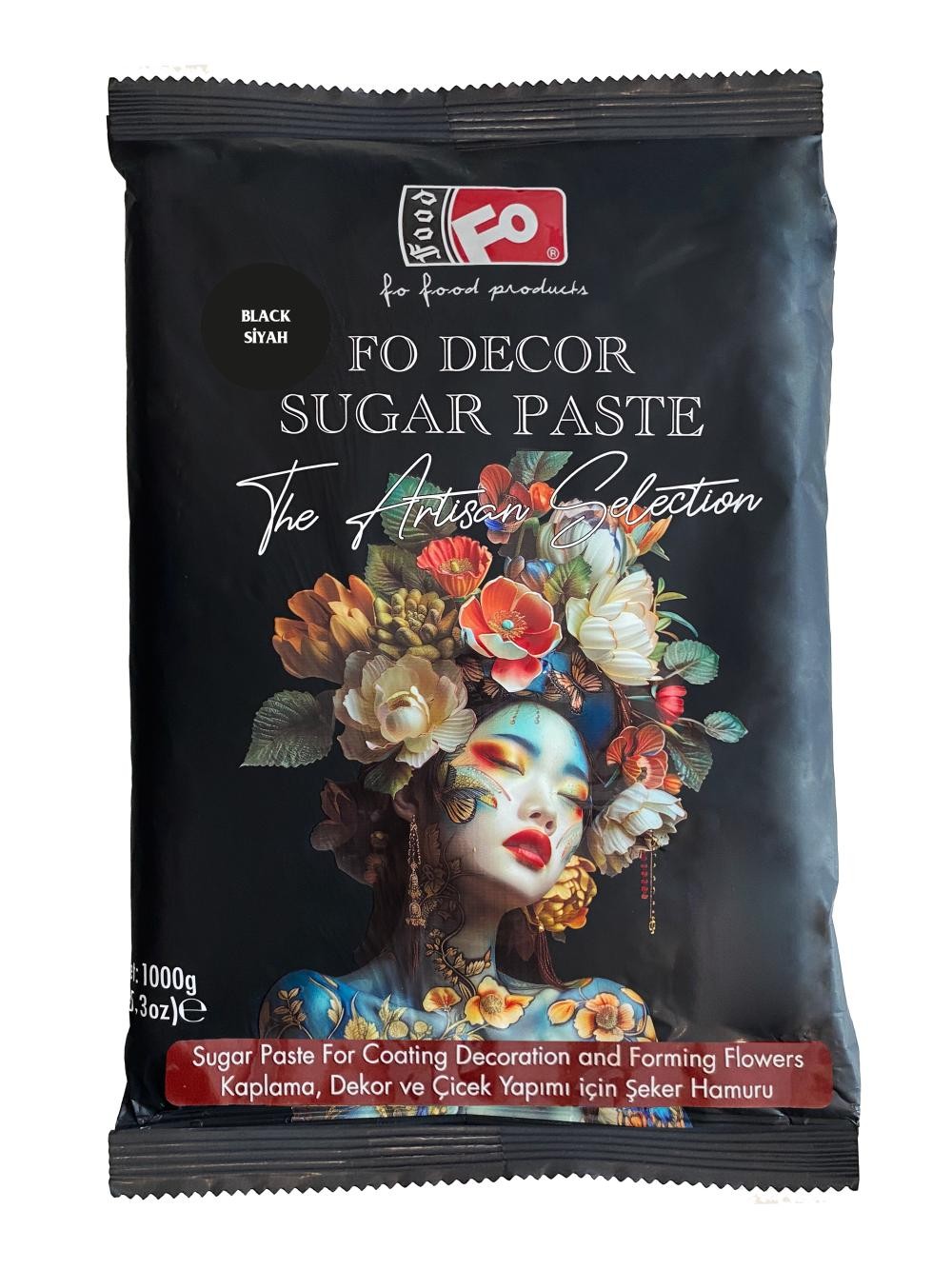 Siyah Şeker Hamuru 1 kg