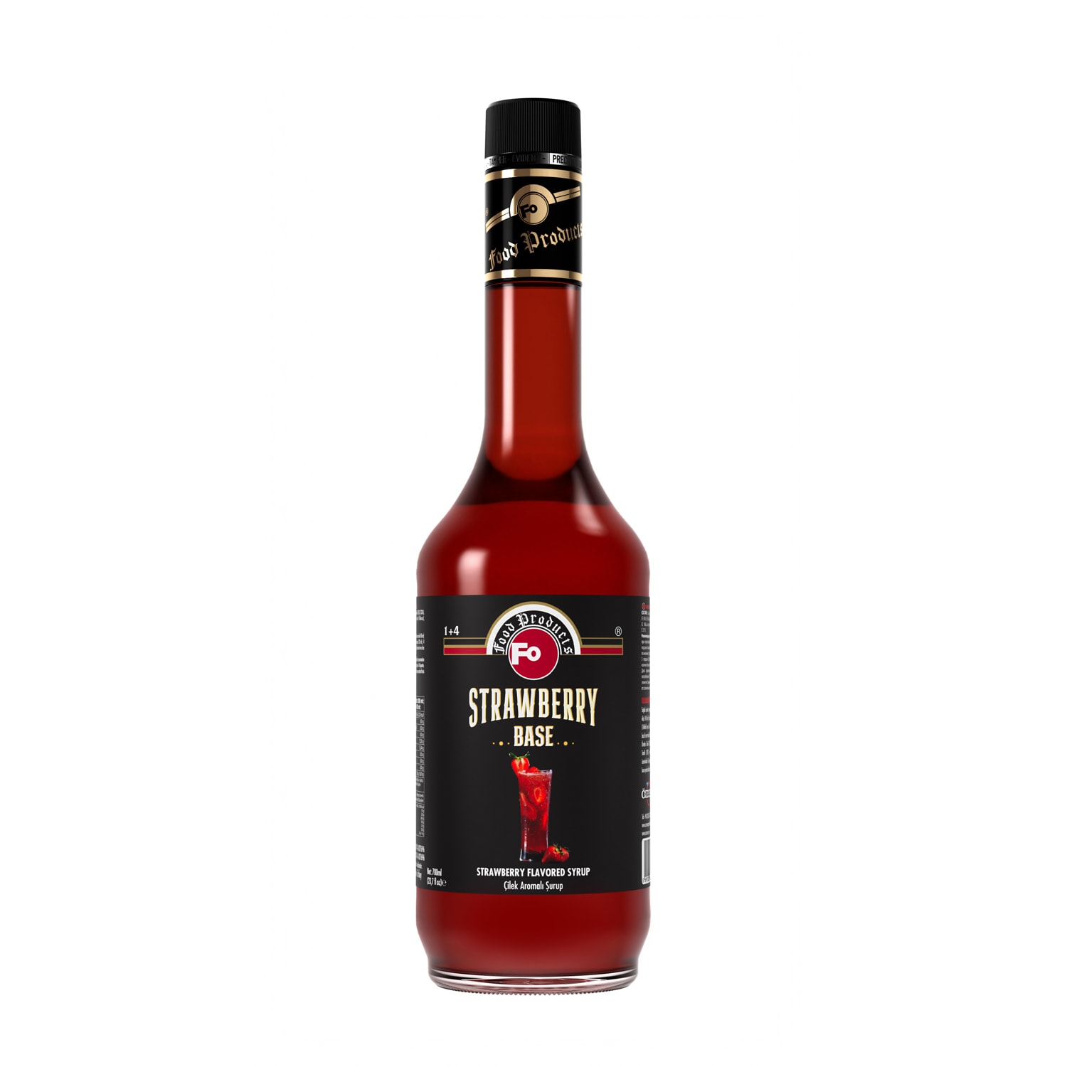 Çilek Aromalı Baz Şurup 700 ml