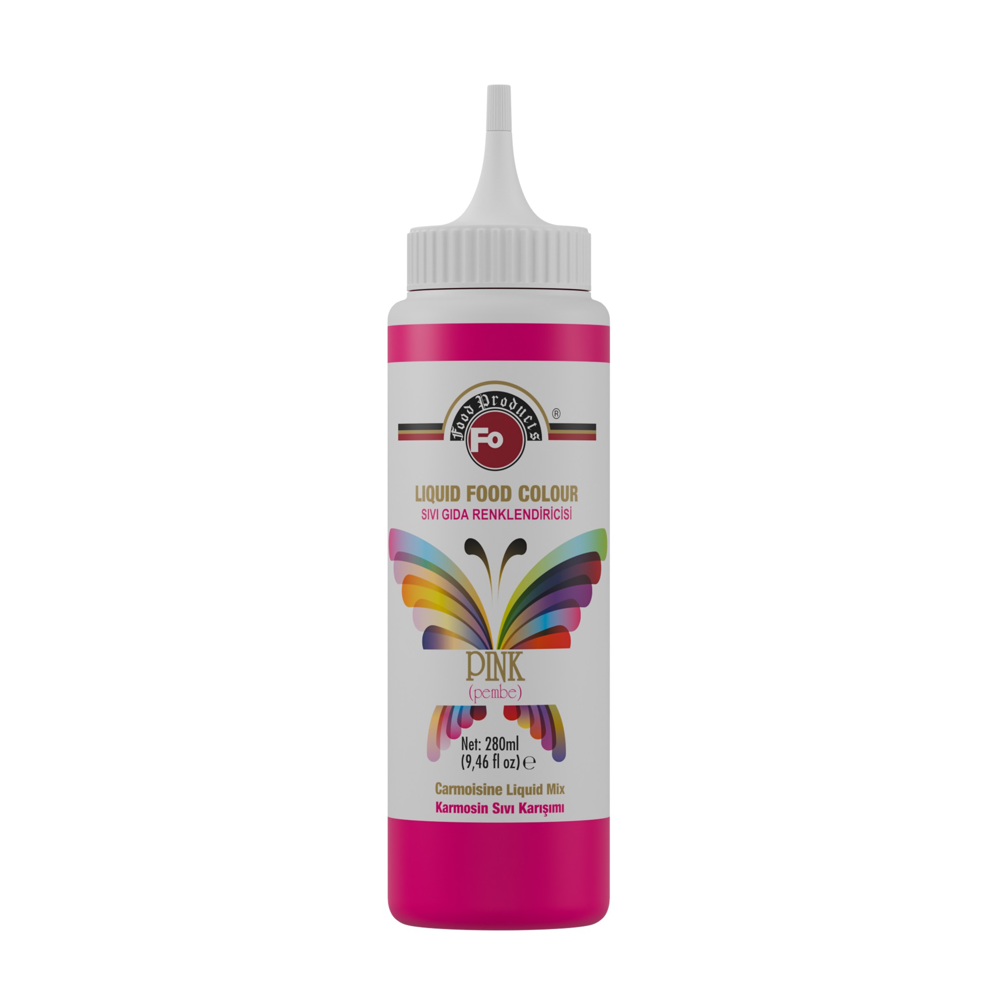 Pembe Sıvı Gıda Boyası 280 ml