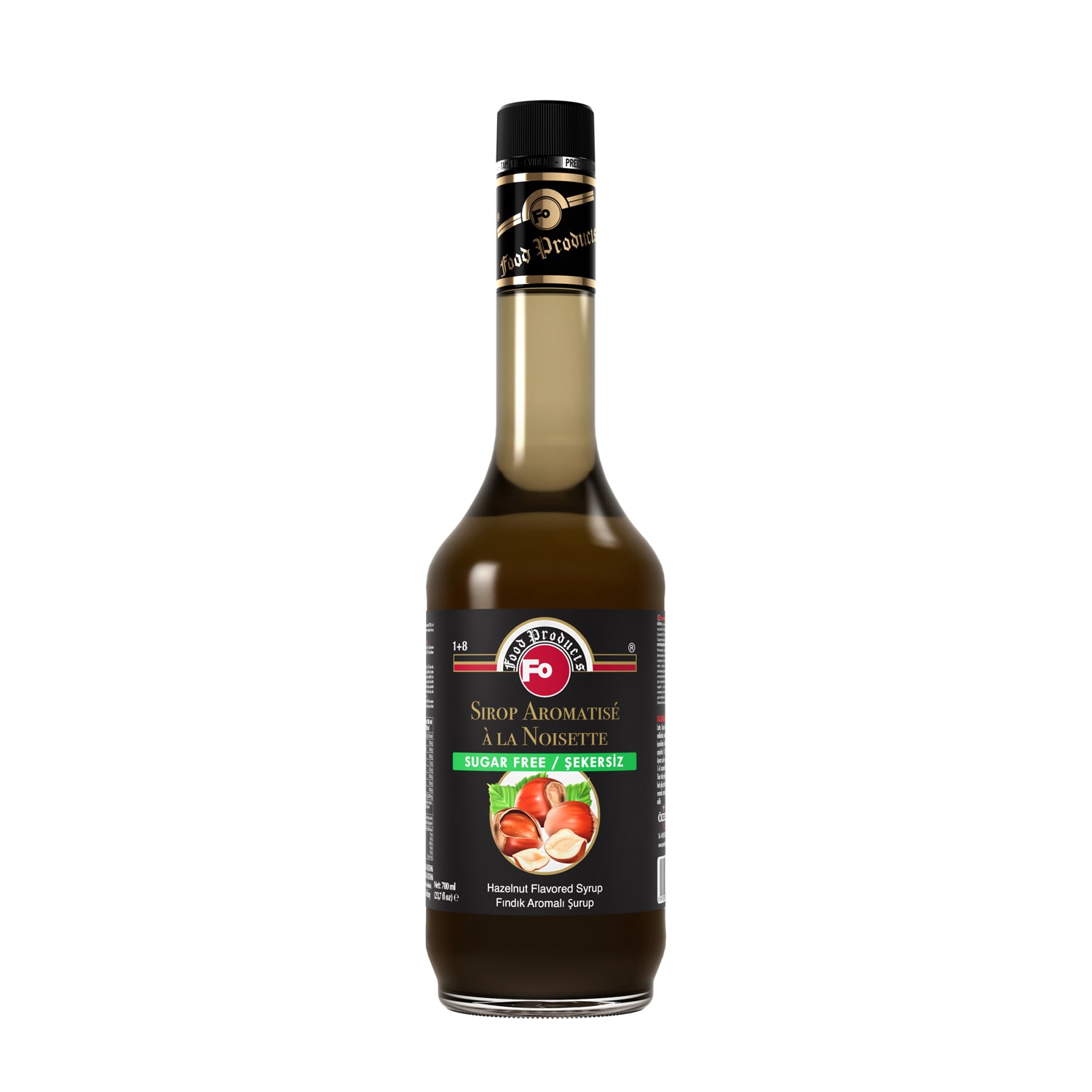 Fındık Aromalı Şurup - Şekersiz 700 ml