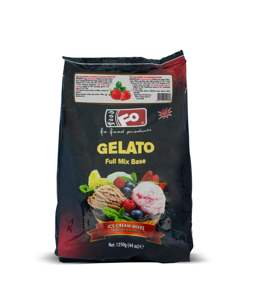 Çilek Aromalı Toz Dondurma Karışımı 1250 gr