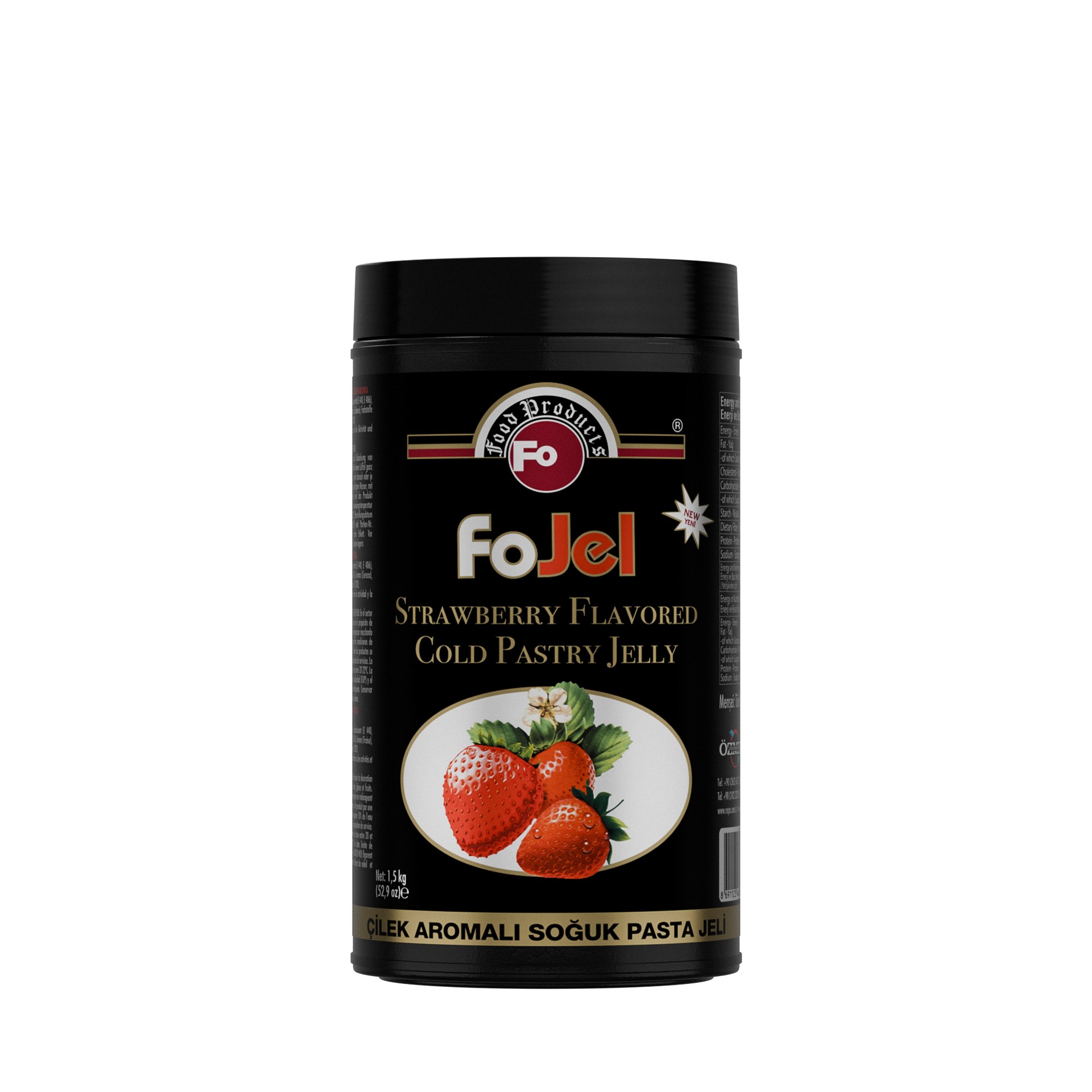 Çilek Aromalı Soğuk Pasta Jeli 1,5 kg