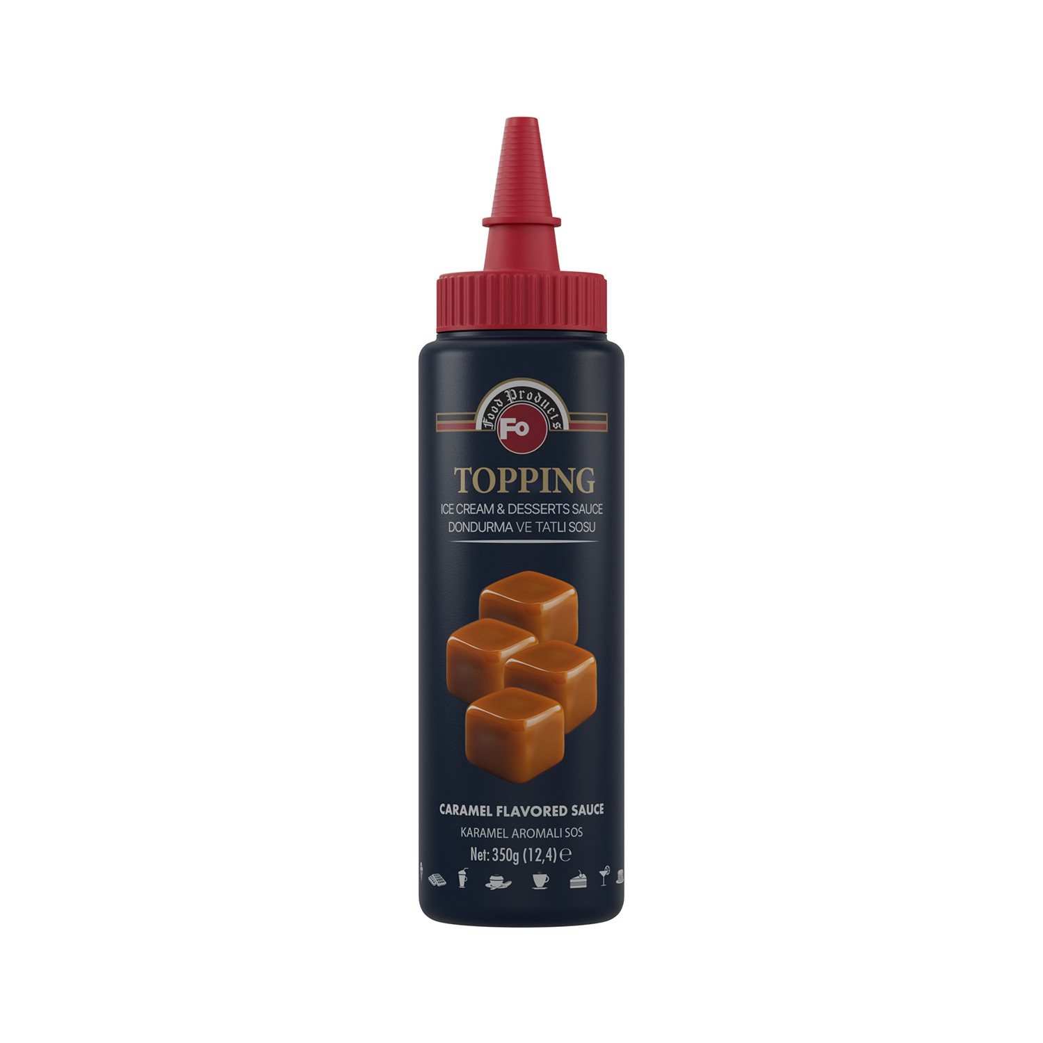 Karamel Aromalı Topping Dondurma Sosu 350 gr