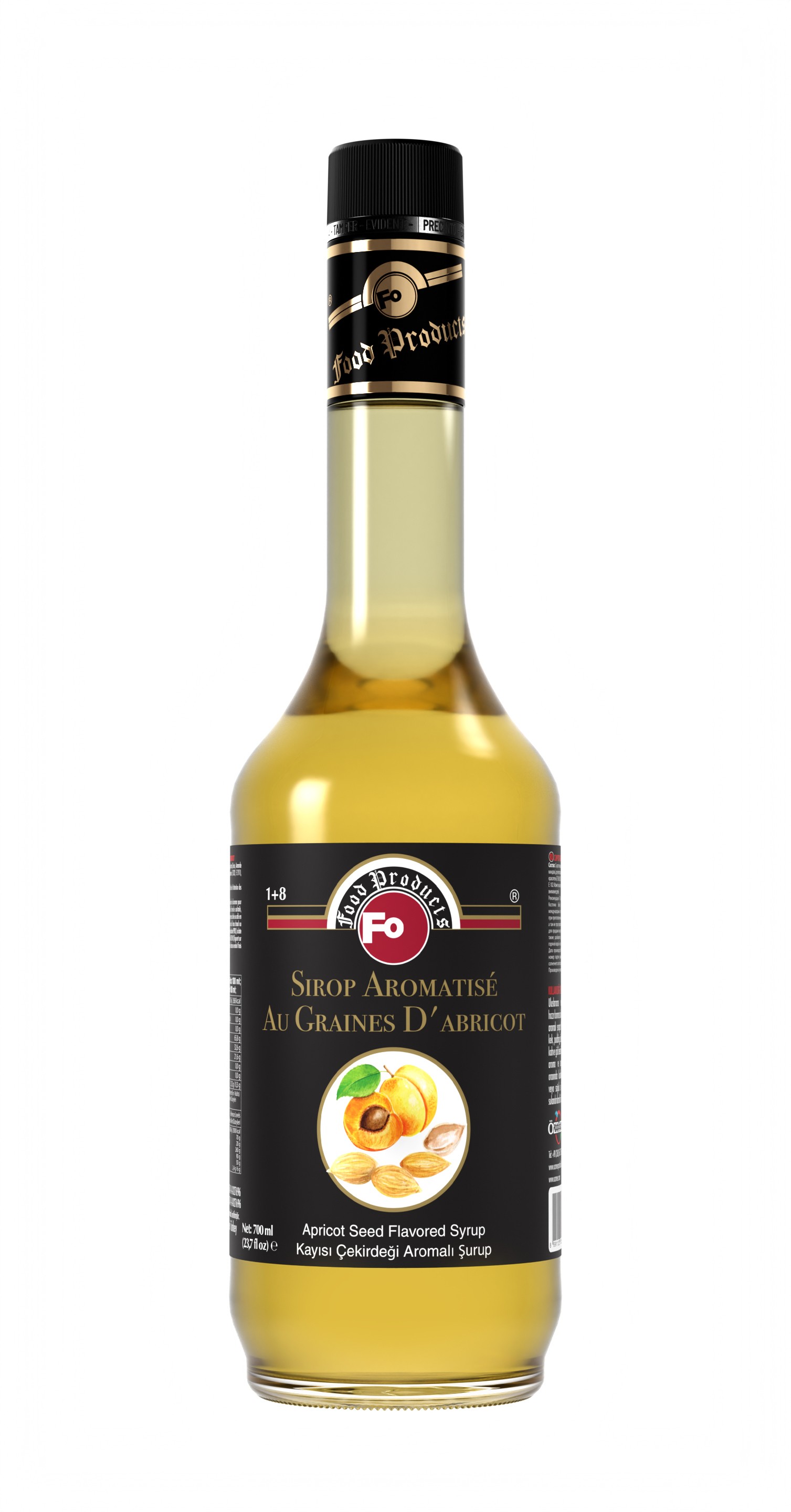 Kayısı Çekirdeği Aromalı Şurup 700 ml