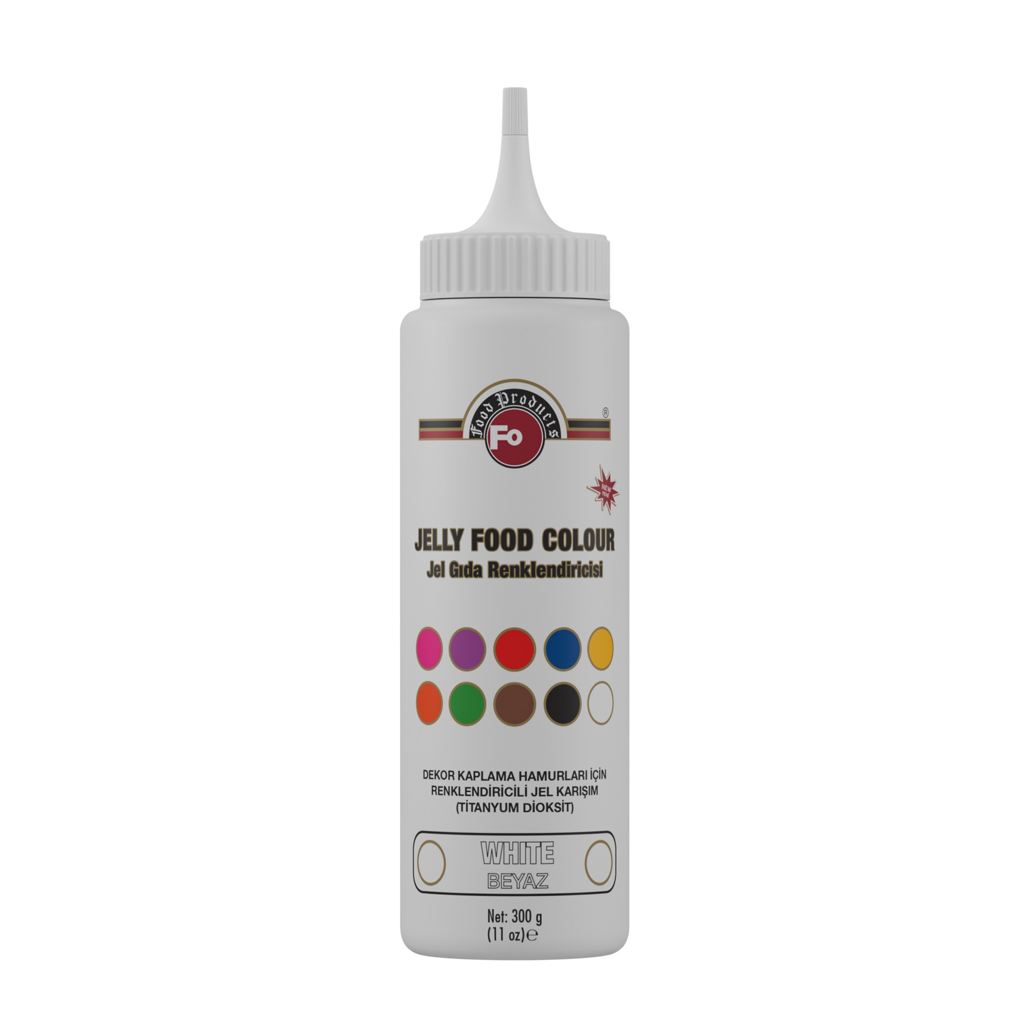 Beyaz Jel Gıda Boyası 300 gr