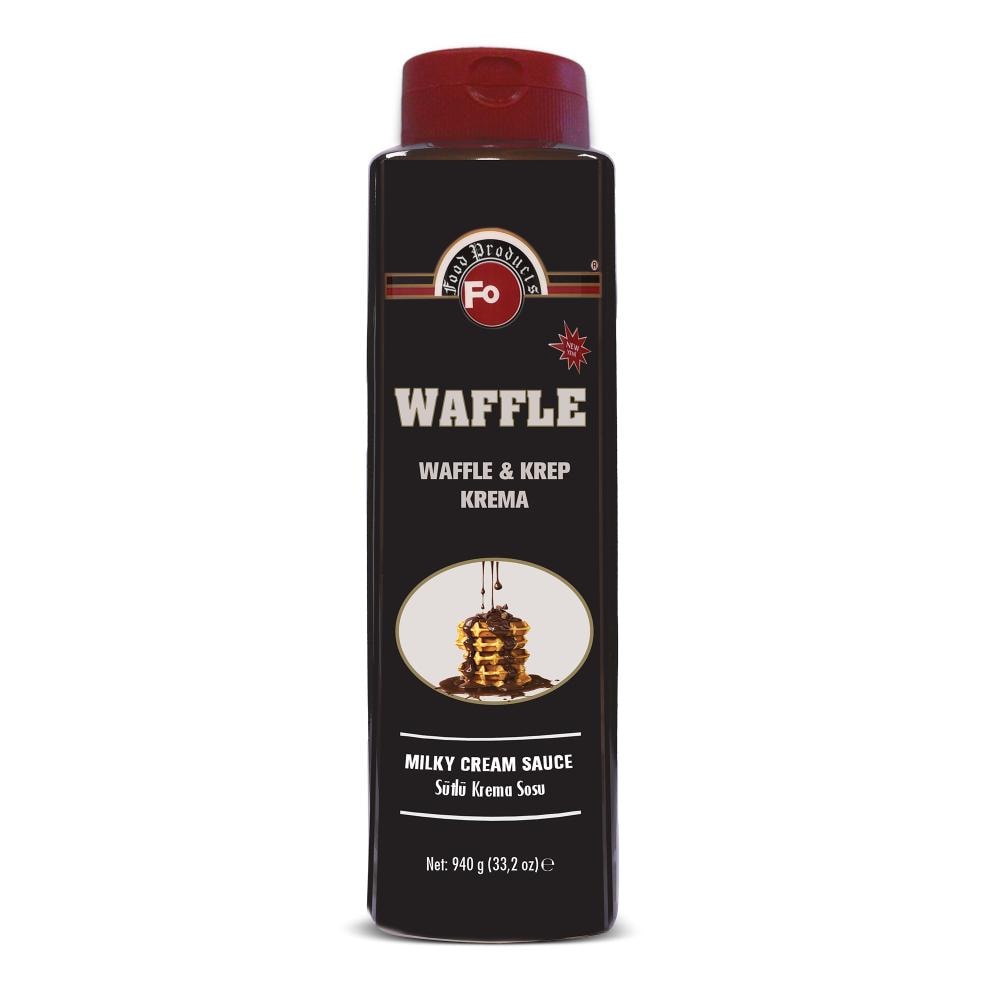 Sütlü Kakaolu Waffle ve Krep için Krema Sosu 940 gr