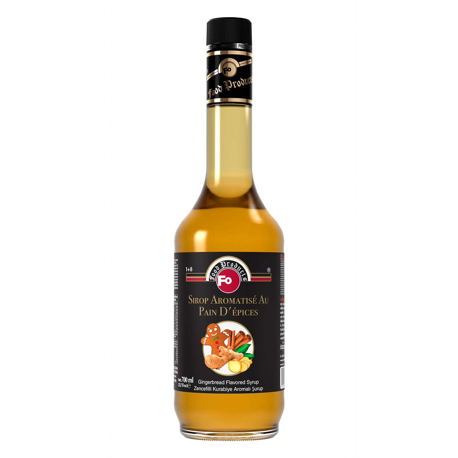 Zencefilli Kurabiye Aromalı Şurup 700 ml
