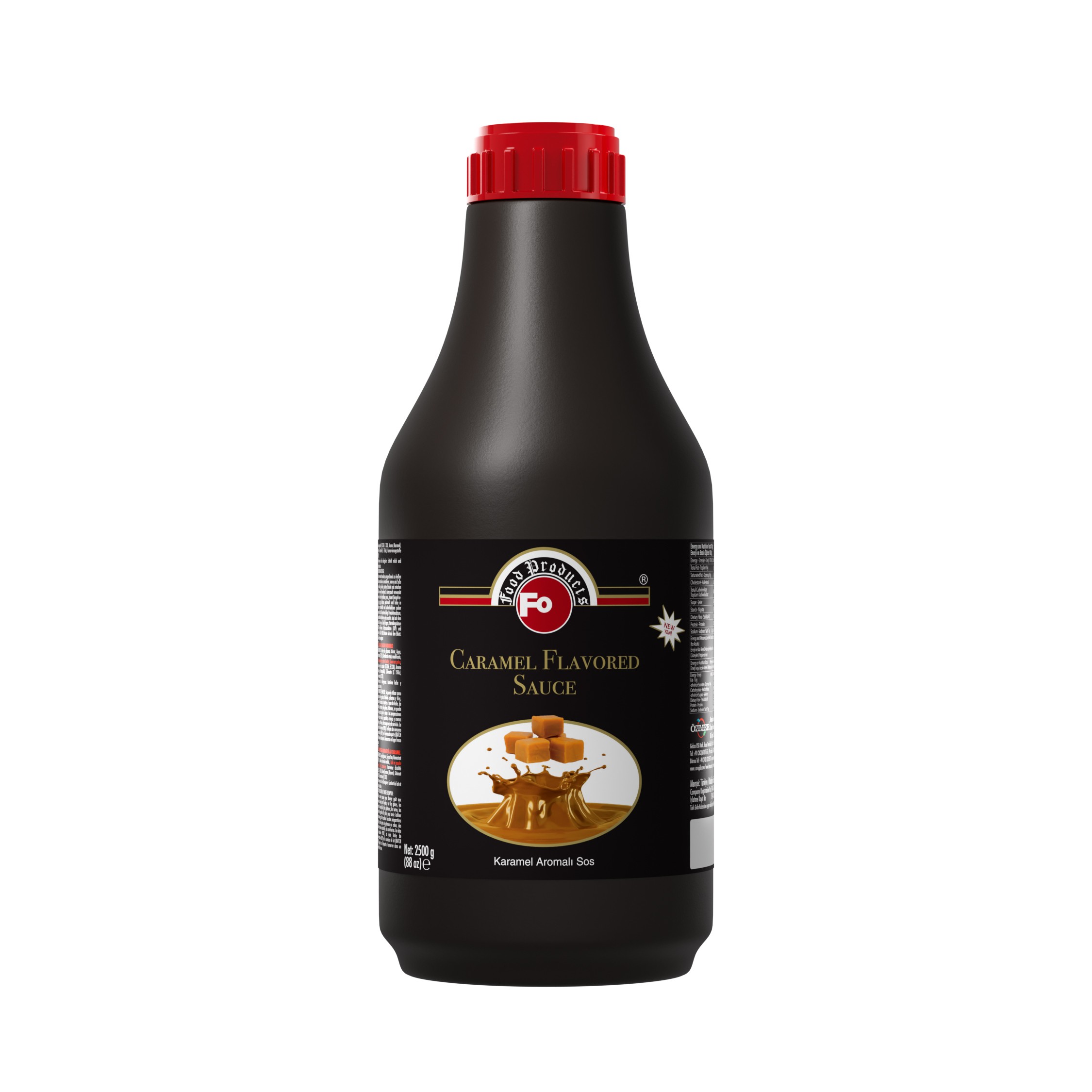 Karamel Aromalı Profesyonel Sos 2,5 kg (Pompa Hediyeli)