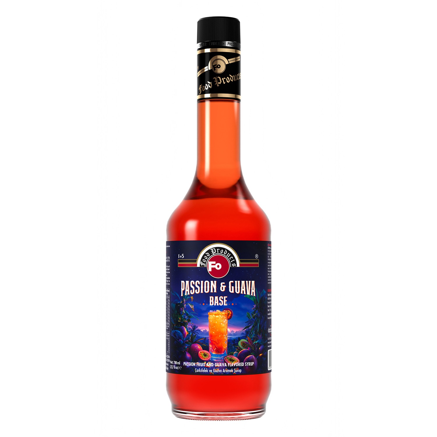 Çarkıfelek ve Guava Aromalı Baz Şurup 700 ml