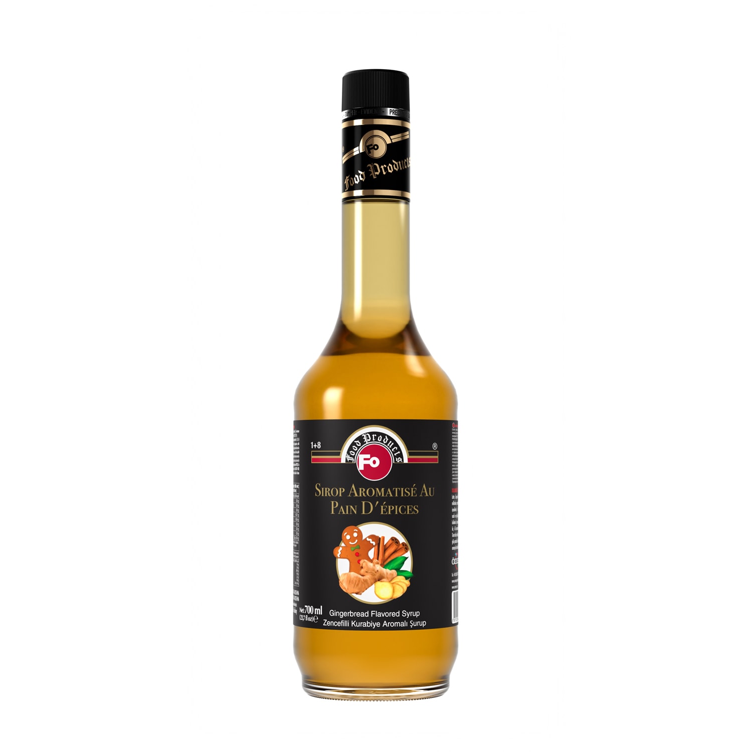 Zencefilli Kurabiye Aromalı Şurup 700 ml