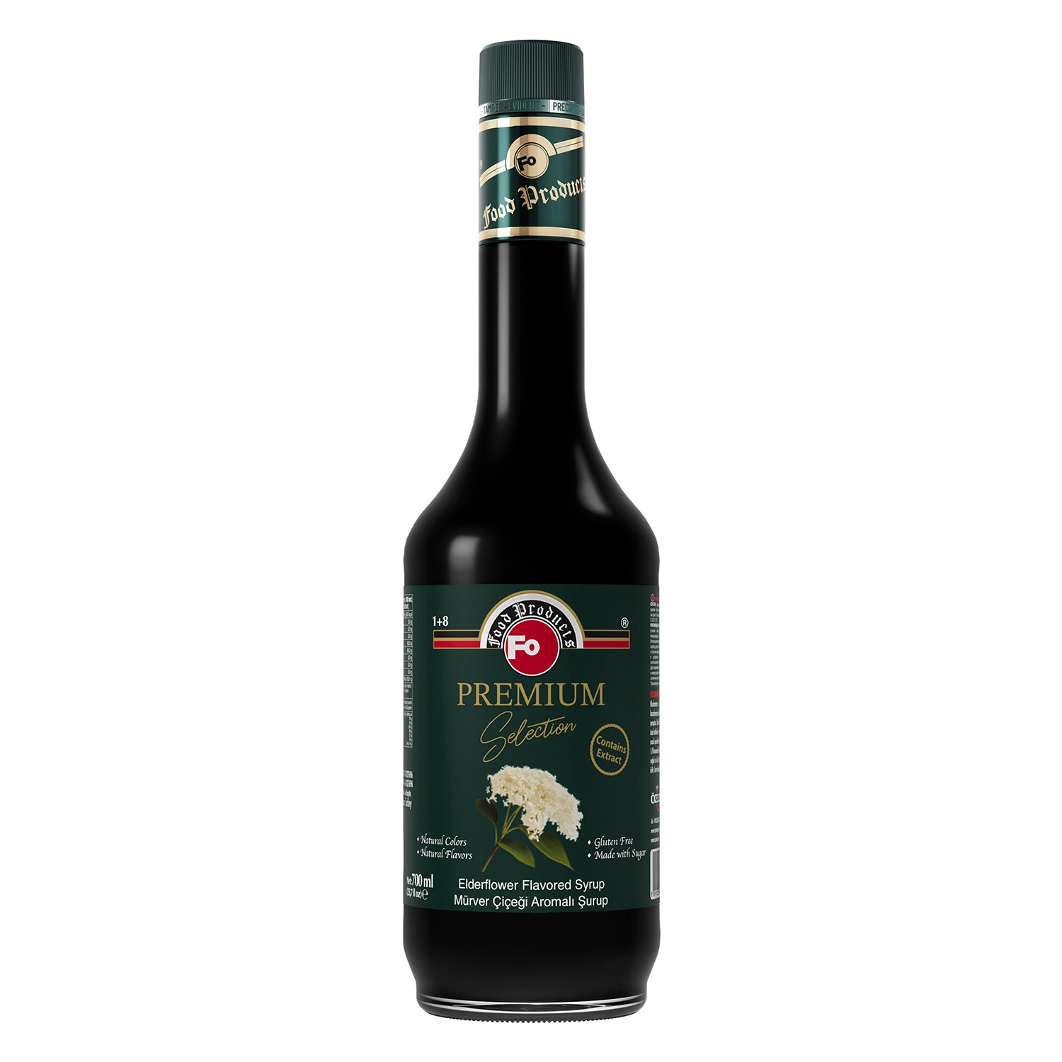 Mürver Çiçeği Aromalı Şurup - Premium 700 ml