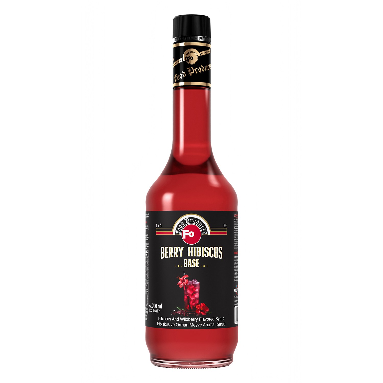 Hibiskus Ve Orman Meyve Aromalı Baz Şurup 700 ml