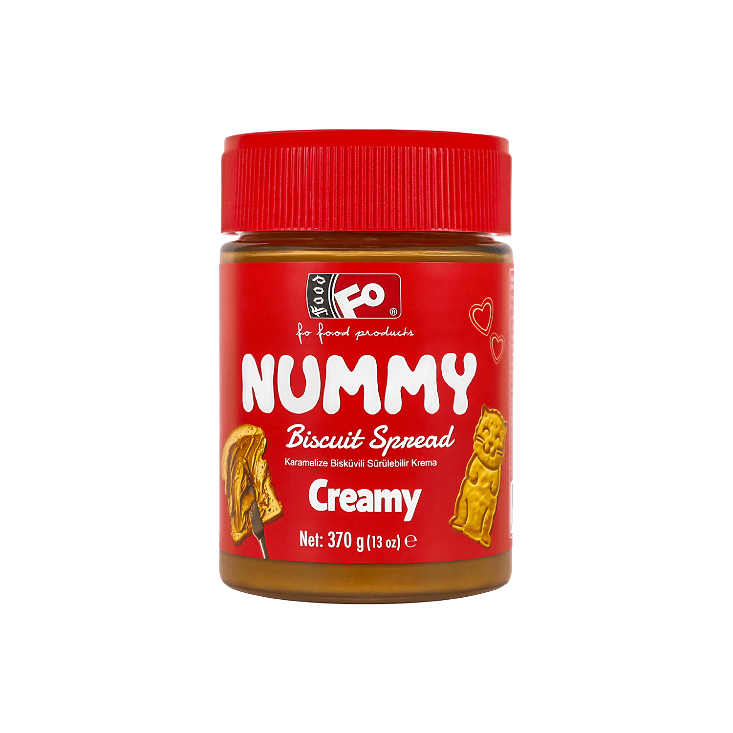 Nummy Karamelize Bisküvi Sürülebilir Krema 370 gr