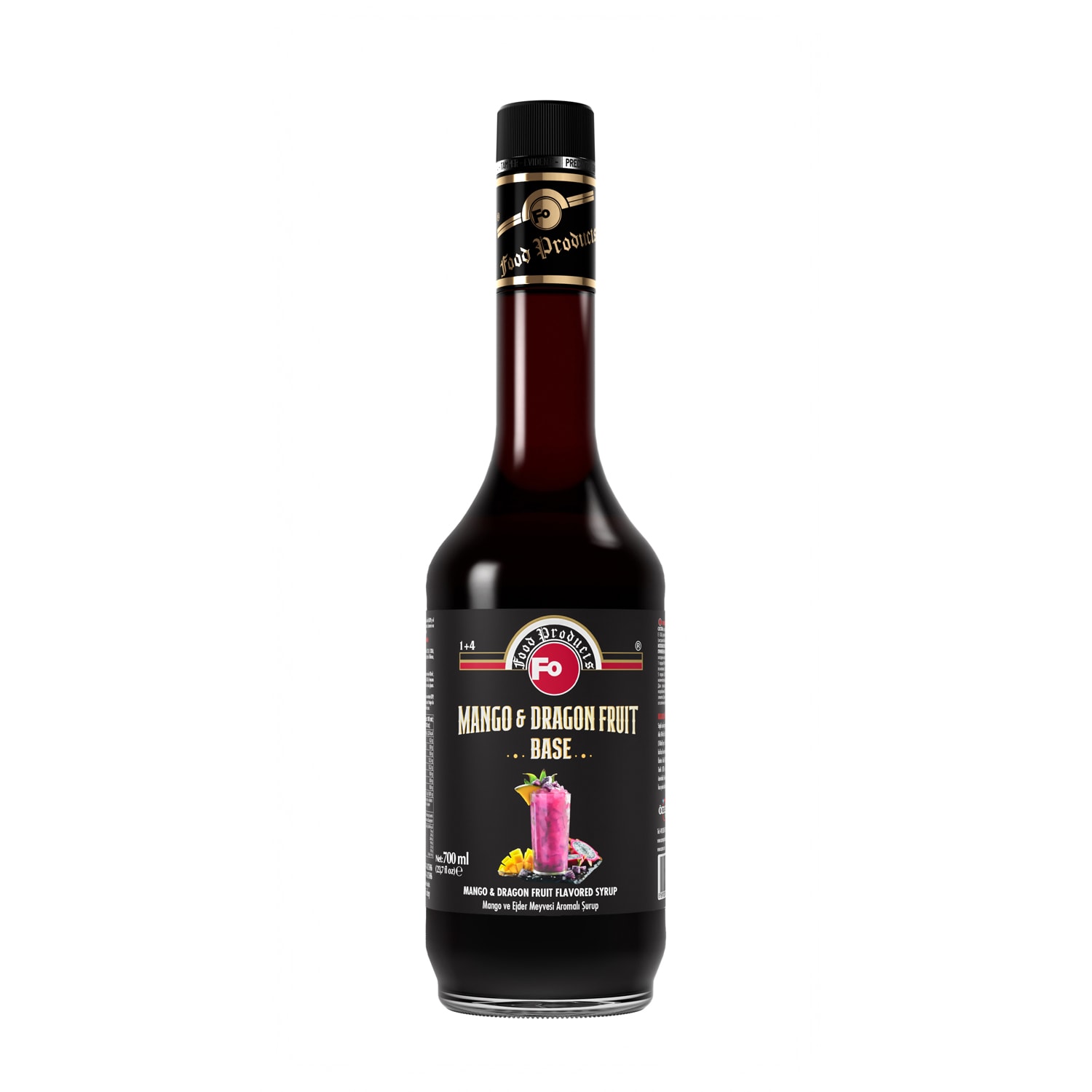 Mango ve Ejder Meyvesi Aromalı Baz Şurup 700 ml