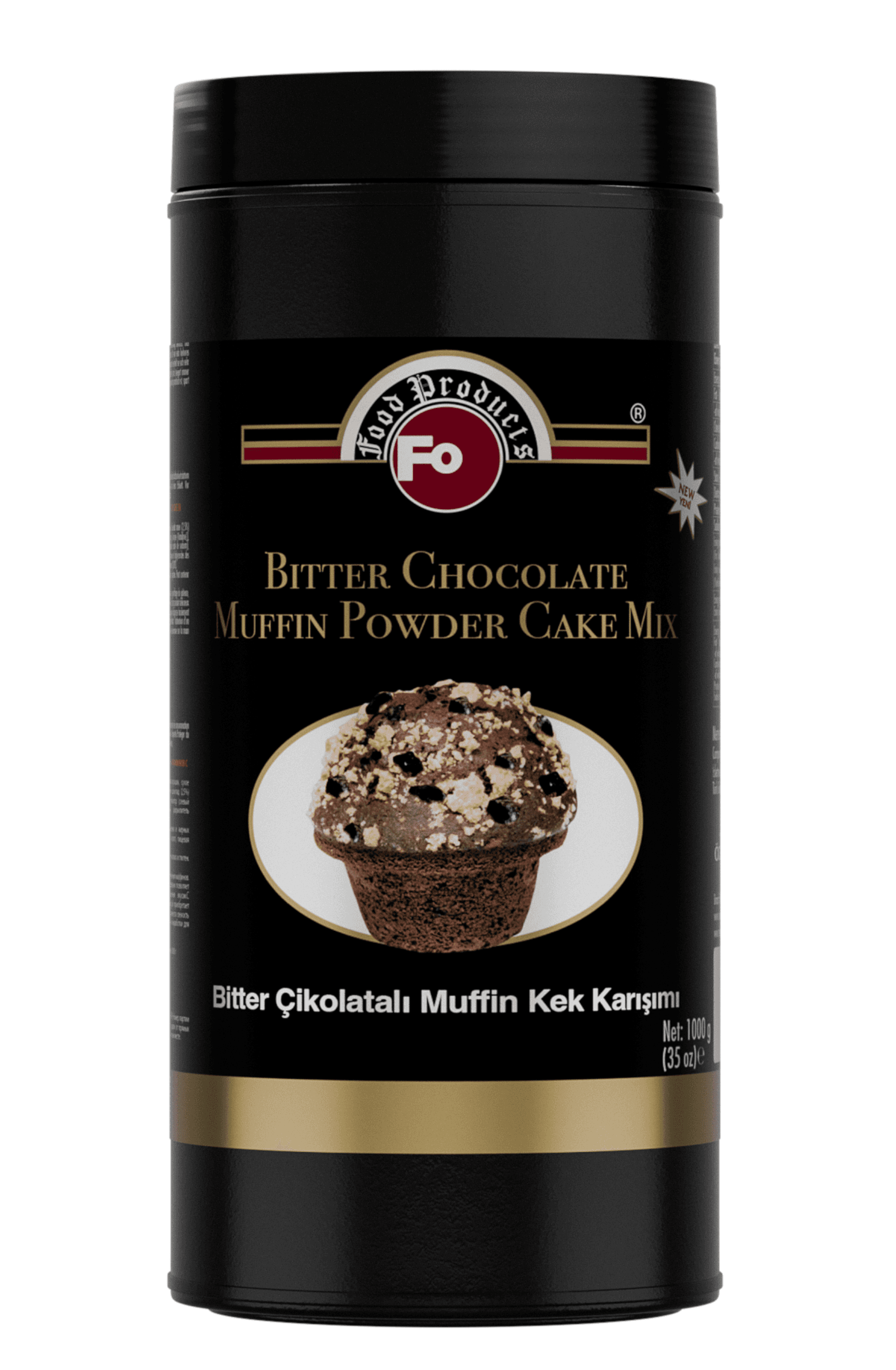 Yumurtasız Bitter Çikolatalı Muffin Kek Karışımı 1 kg